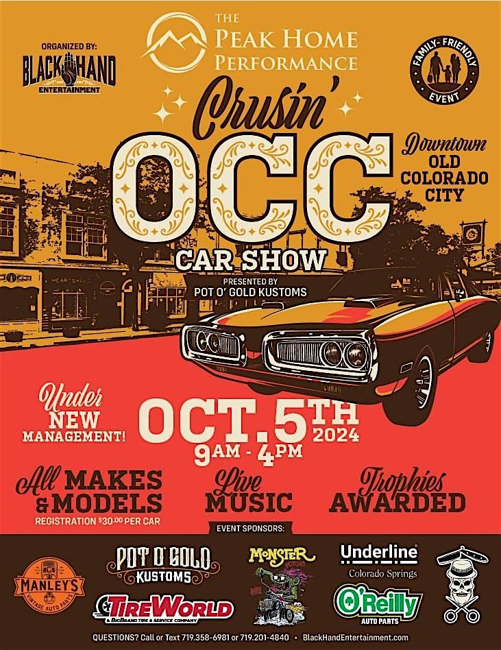 Cruisin’ OCC Car Show – Colorado Springs, CO