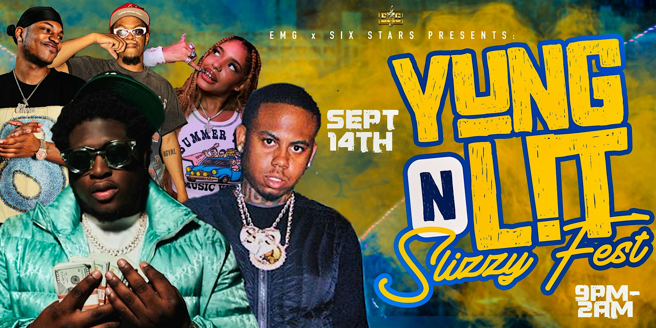 Yung N Lit Slizzy Fest Starring Cash Cobain & Bay Swag – Greensboro, NC