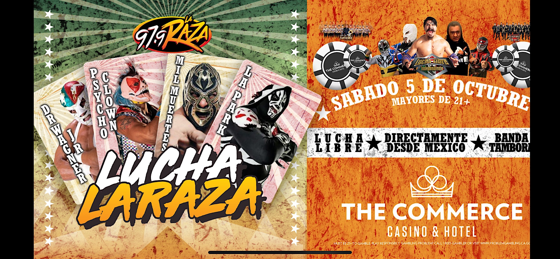 Lucha La Raza at The Commerce Casino & Hotel – Commerce, CA