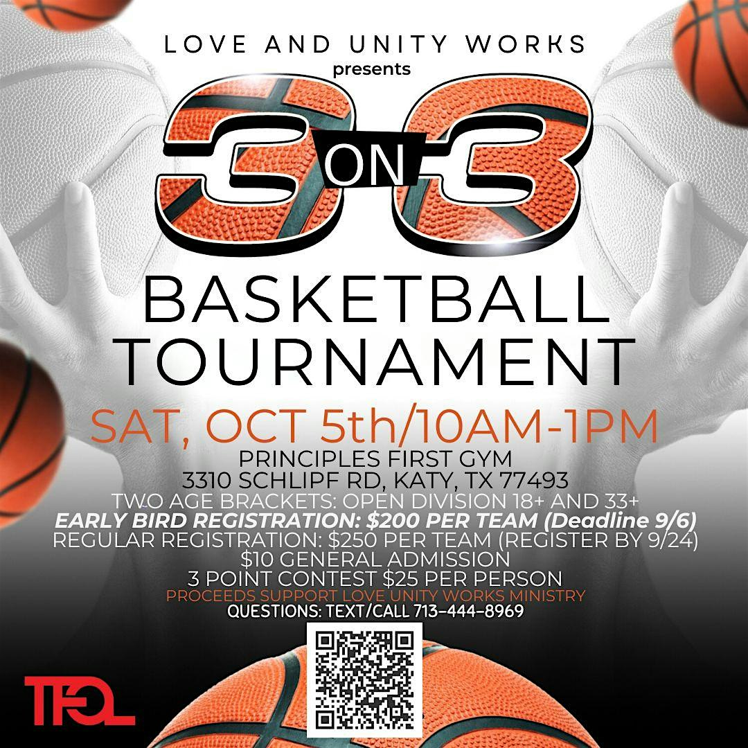 3on3 Basketball Fundraising Tournament – Katy, TX