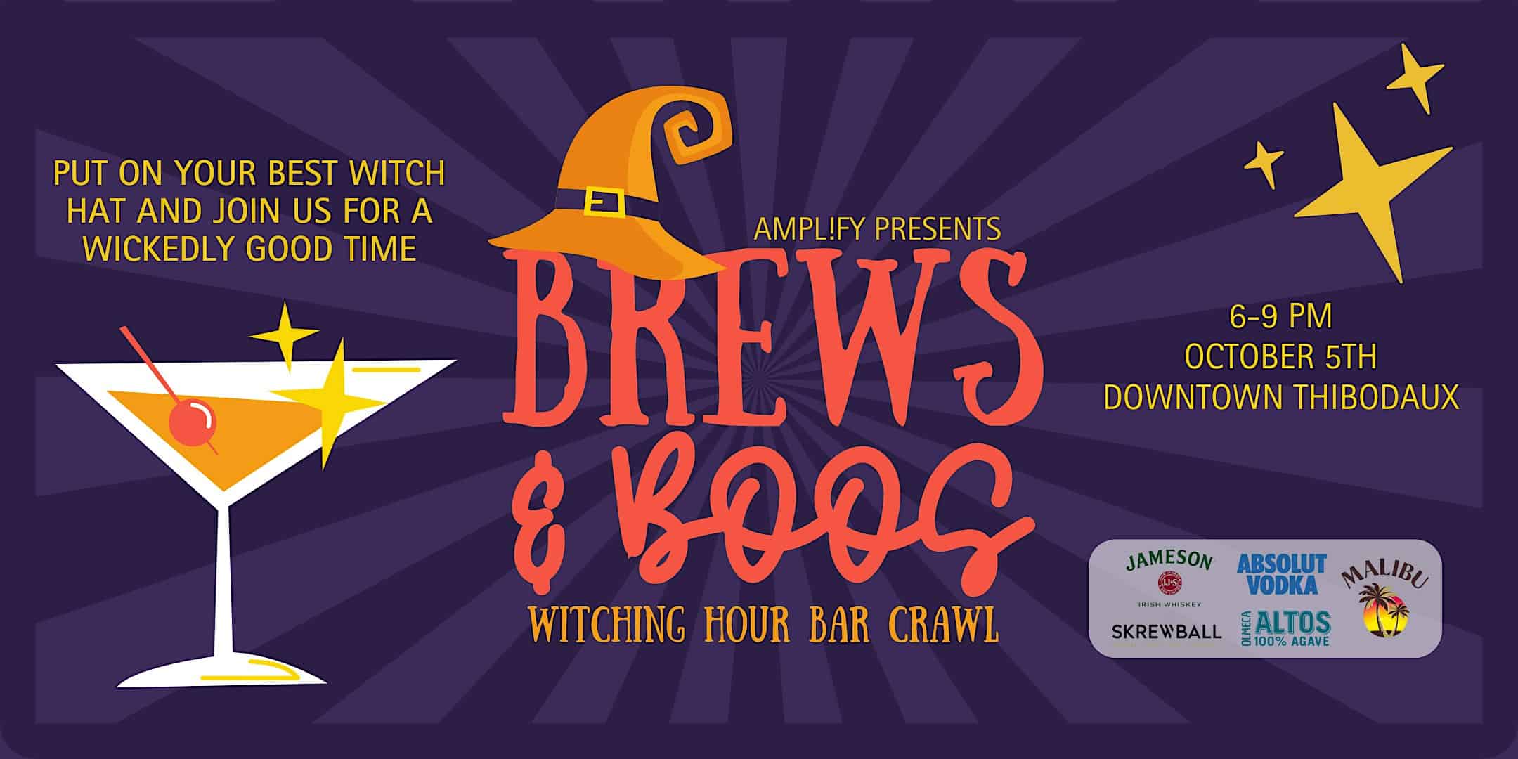 Brews & Boos : Witching Hour Bar Crawl – Thibodaux, LA