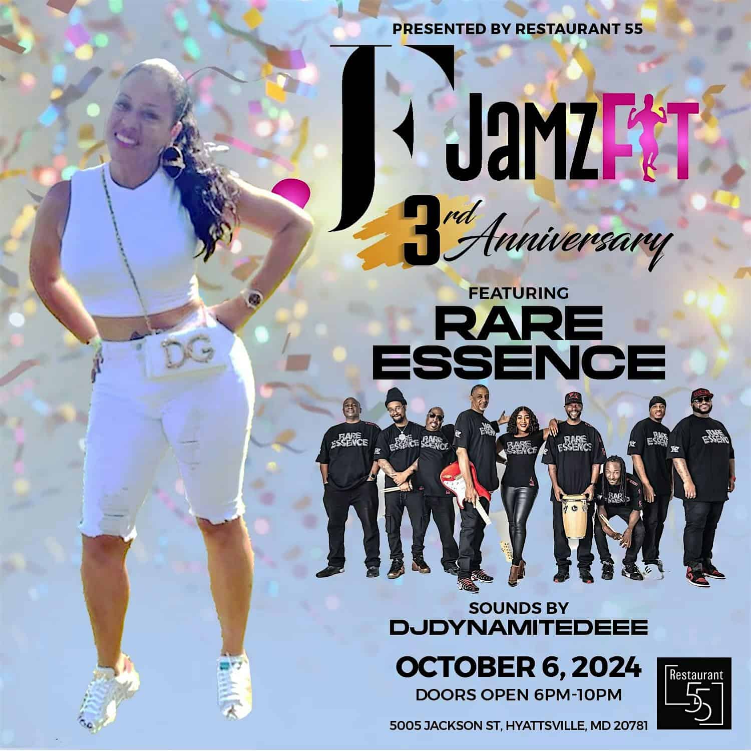 JamzFit 3rd Anniversary Ft Rare Essence – Hyattsville, MD