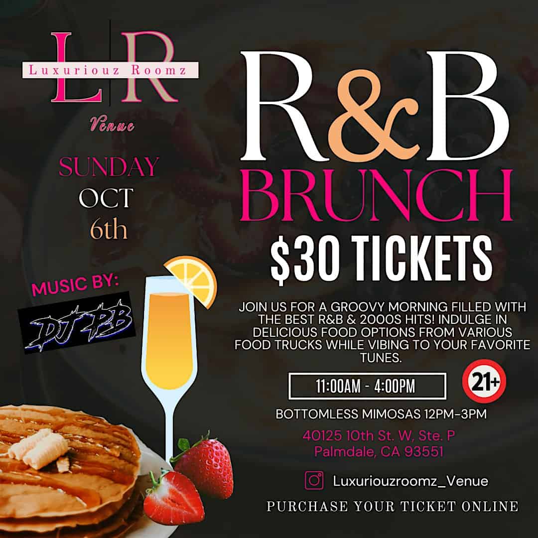 R&B & 2000s Brunch – Palmdale, CA