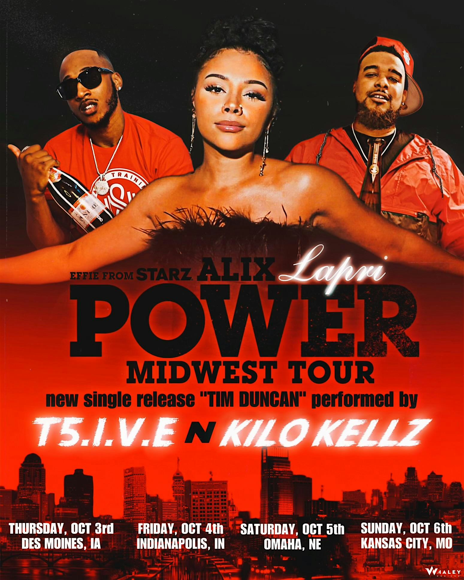 THE MIDWEST POWER TOUR WITH ALIX LAPRI “EFFIE” from Power book II GHOST – Kansas City, MO