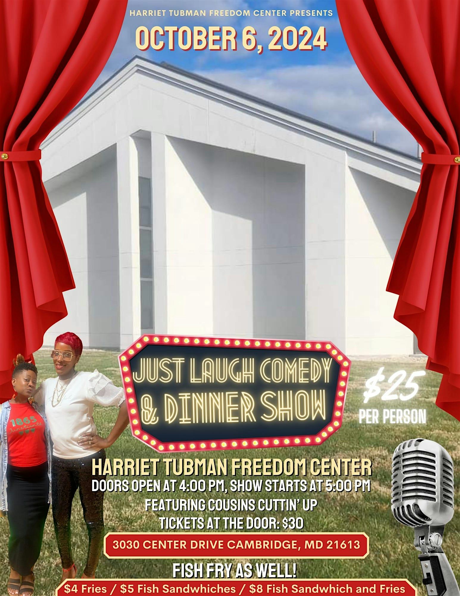 Just laugh comedy and dinner show – Cambridge, MD