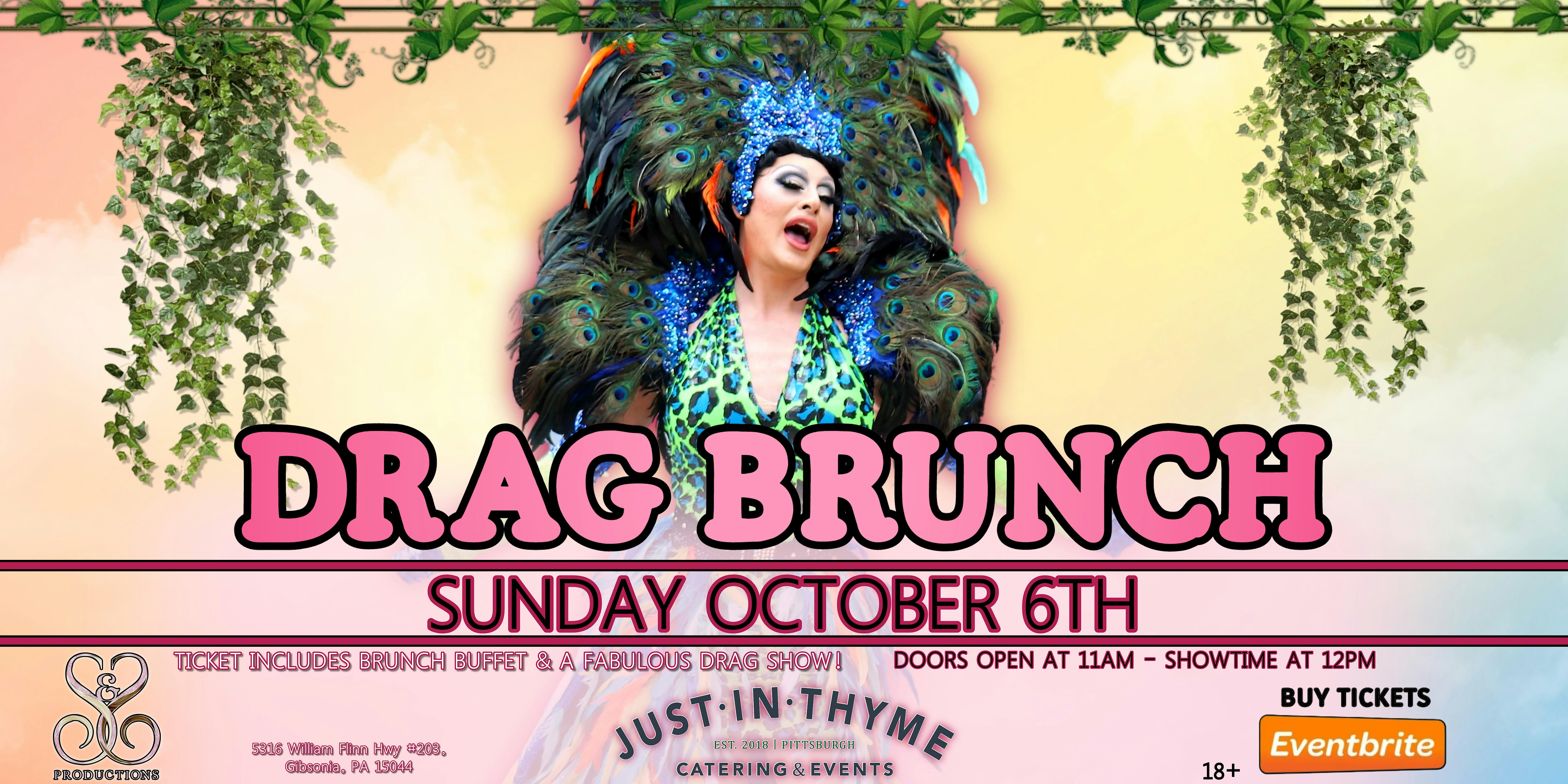 DRAG BRUNCH AT JUST IN THYME CATERING GIBSONIA – Gibsonia, PA