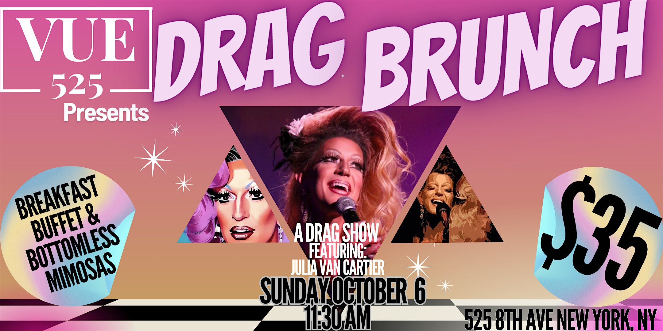 Drag Brunch VUE525 – New York, NY