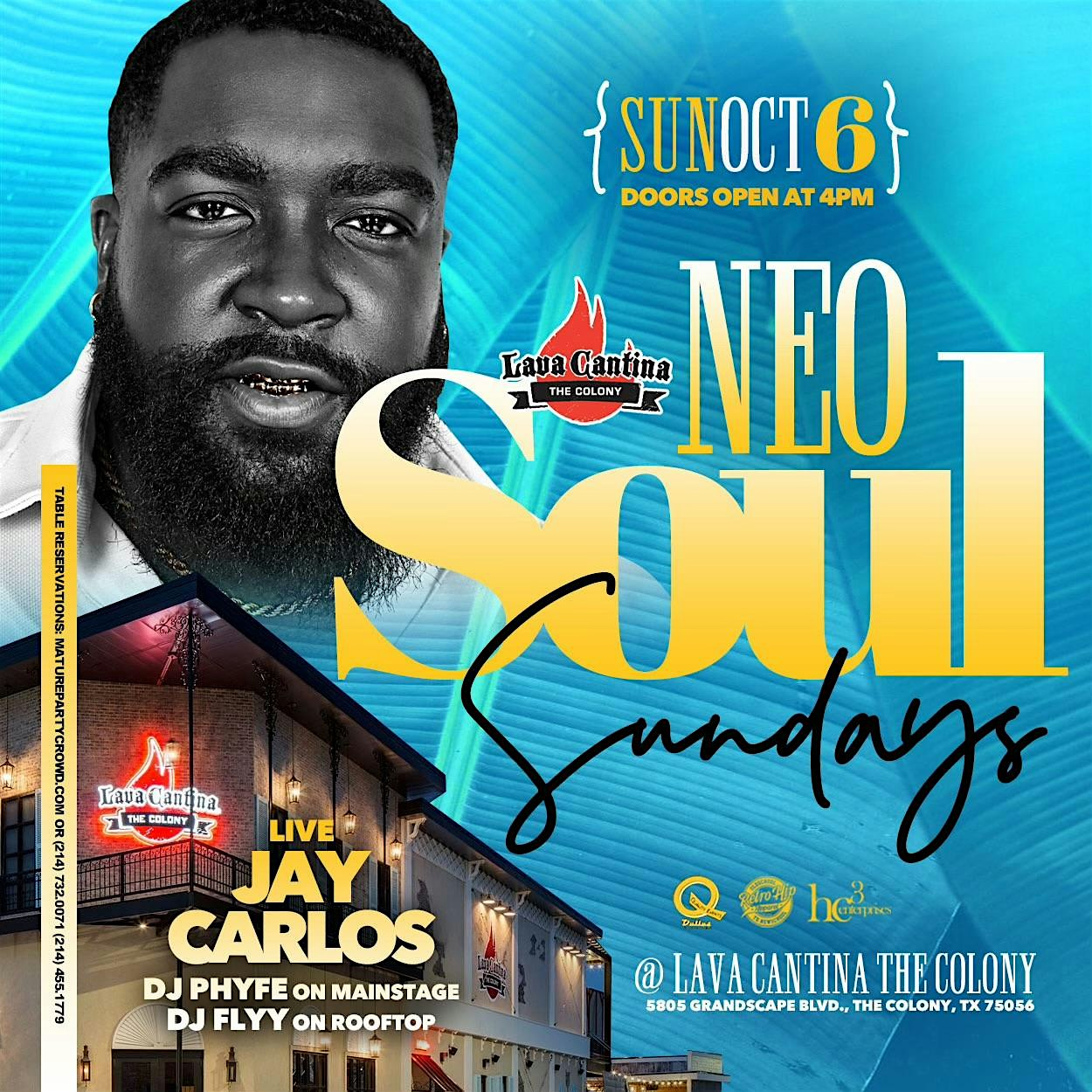 NEO SOUL SUNDAYS feat JAY CARLOS @ Lava Cantina – The Colony, TX