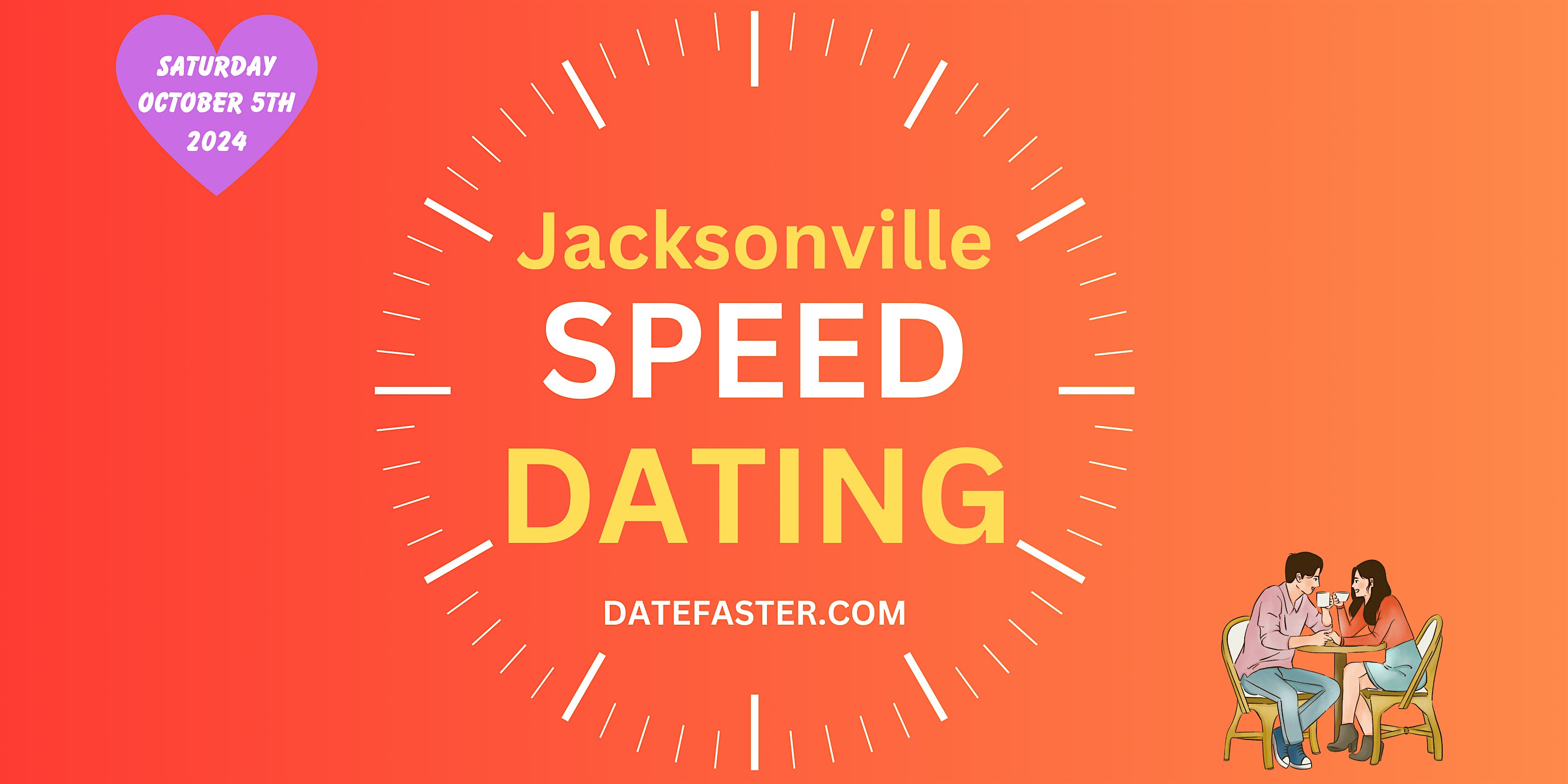 Speed Dating Jacksonville Singles 24-39 – Jacksonville Beach, FL