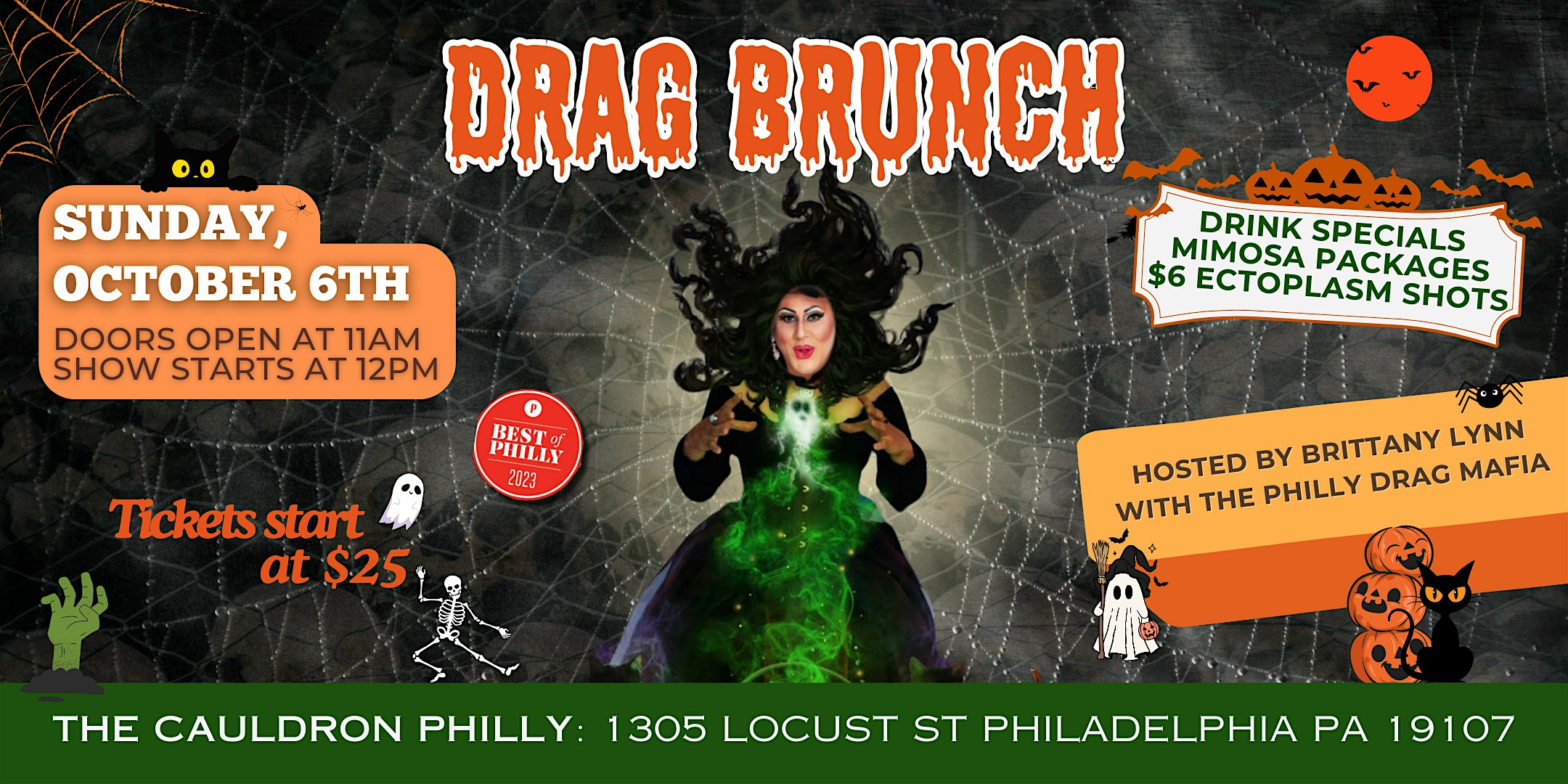 Drag Brunch at The Cauldron: Spooky Halloween – Philadelphia, PA