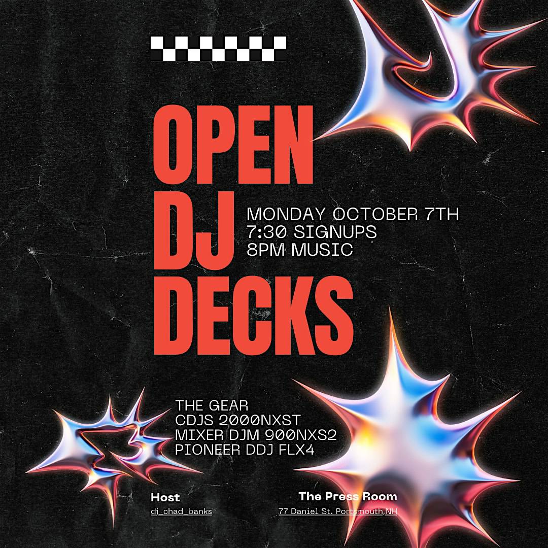 Open Dj Decks – Portsmouth, NH