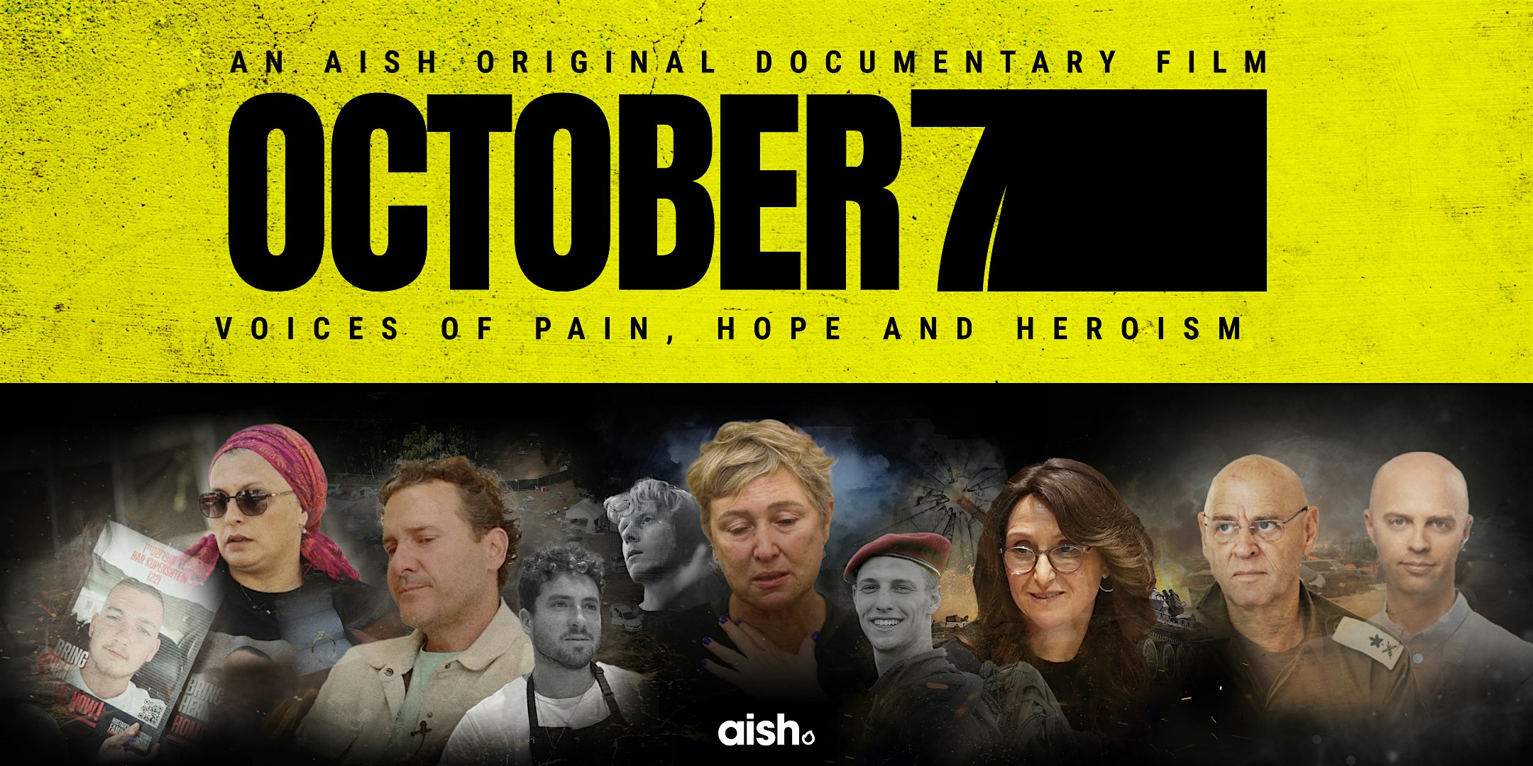 NYC Premiere: October 7: Voices of Pain, Hope, and Heroism – New York, NY