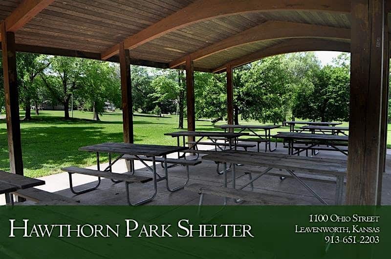 Park Shelter at Hawthorn Park – Dates in October – December 2024 – Leavenworth, KS