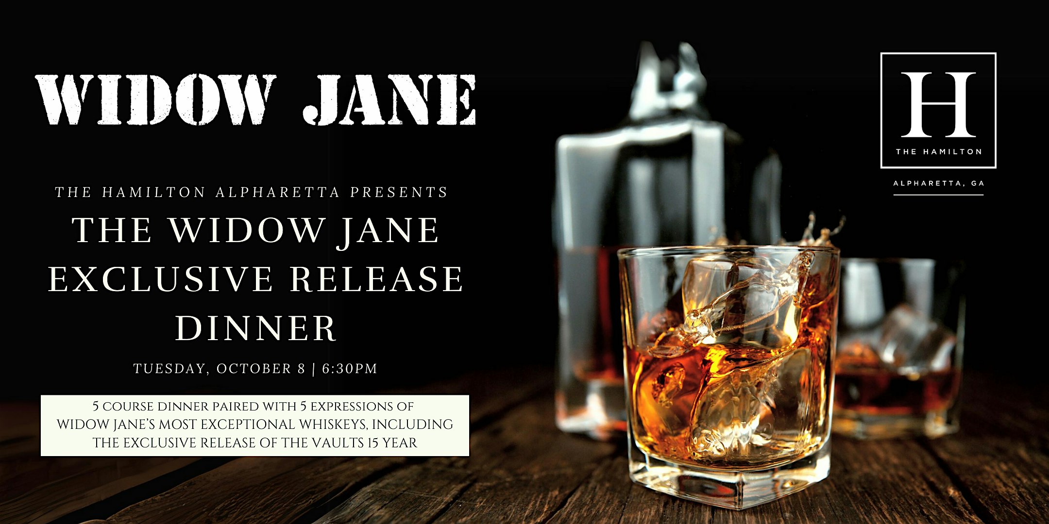 The Widow Jane Exclusive Release Dinner Party – Alpharetta, GA