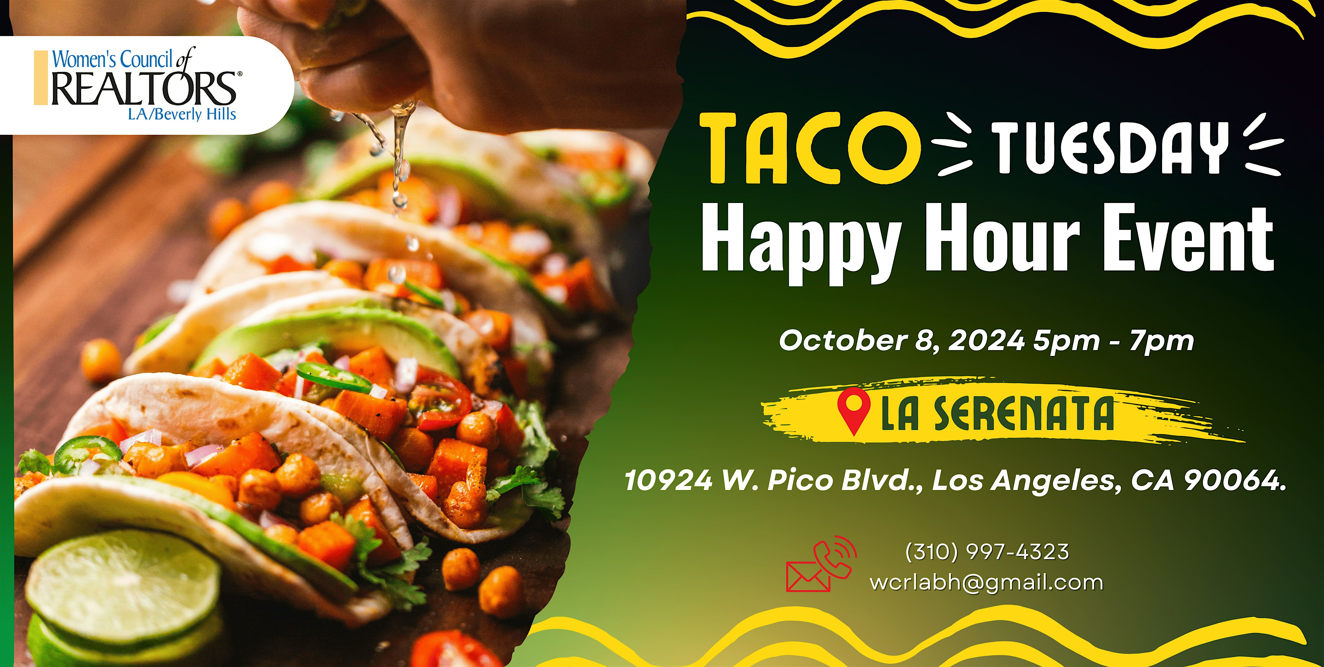 Taco Tuesday Happy Hour Event! – Los Angeles, CA