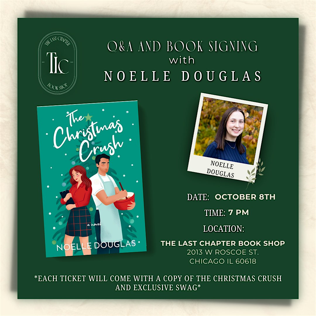 Q&A and Book Signing with Noelle Douglas – Chicago, IL