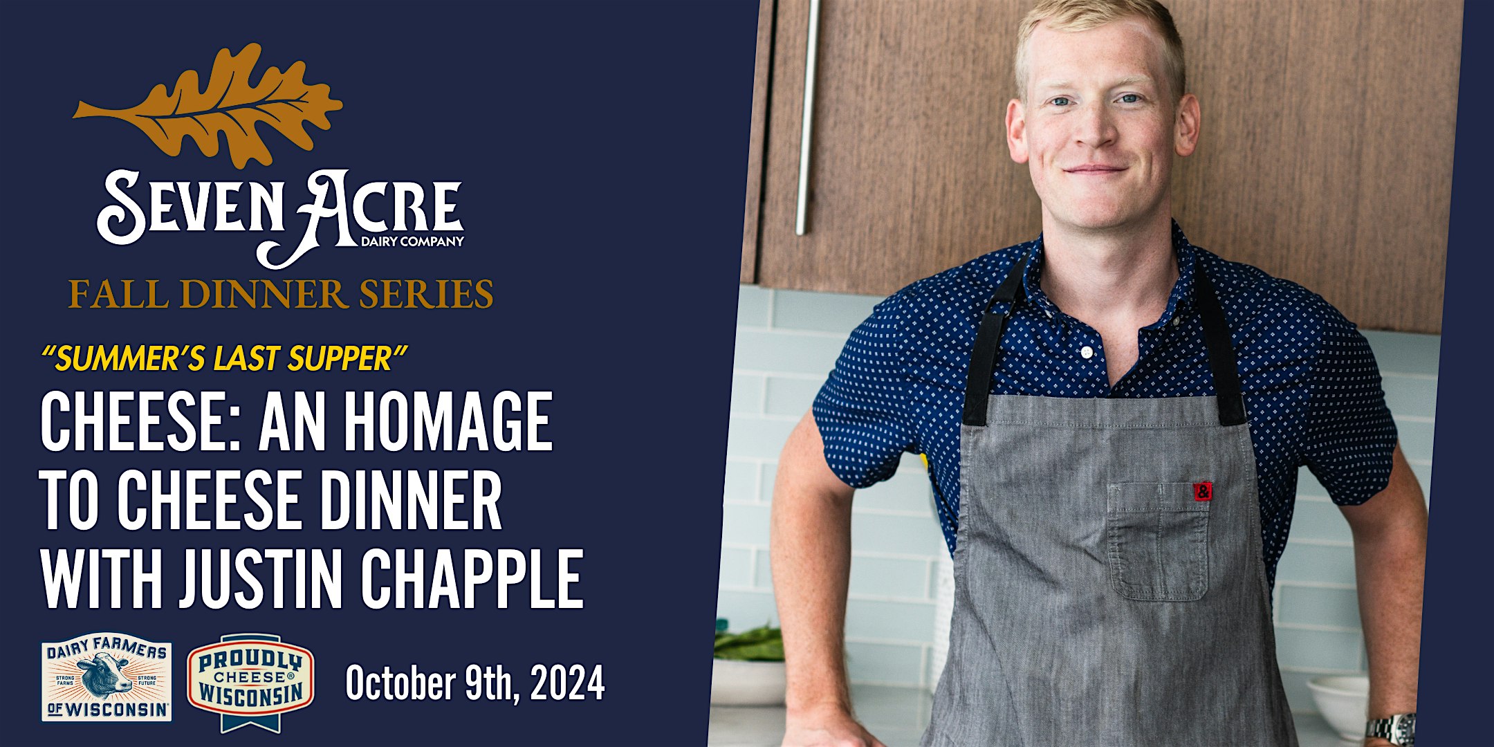 An Homage to Cheese Dinner with Justin Chapple – Belleville, WI