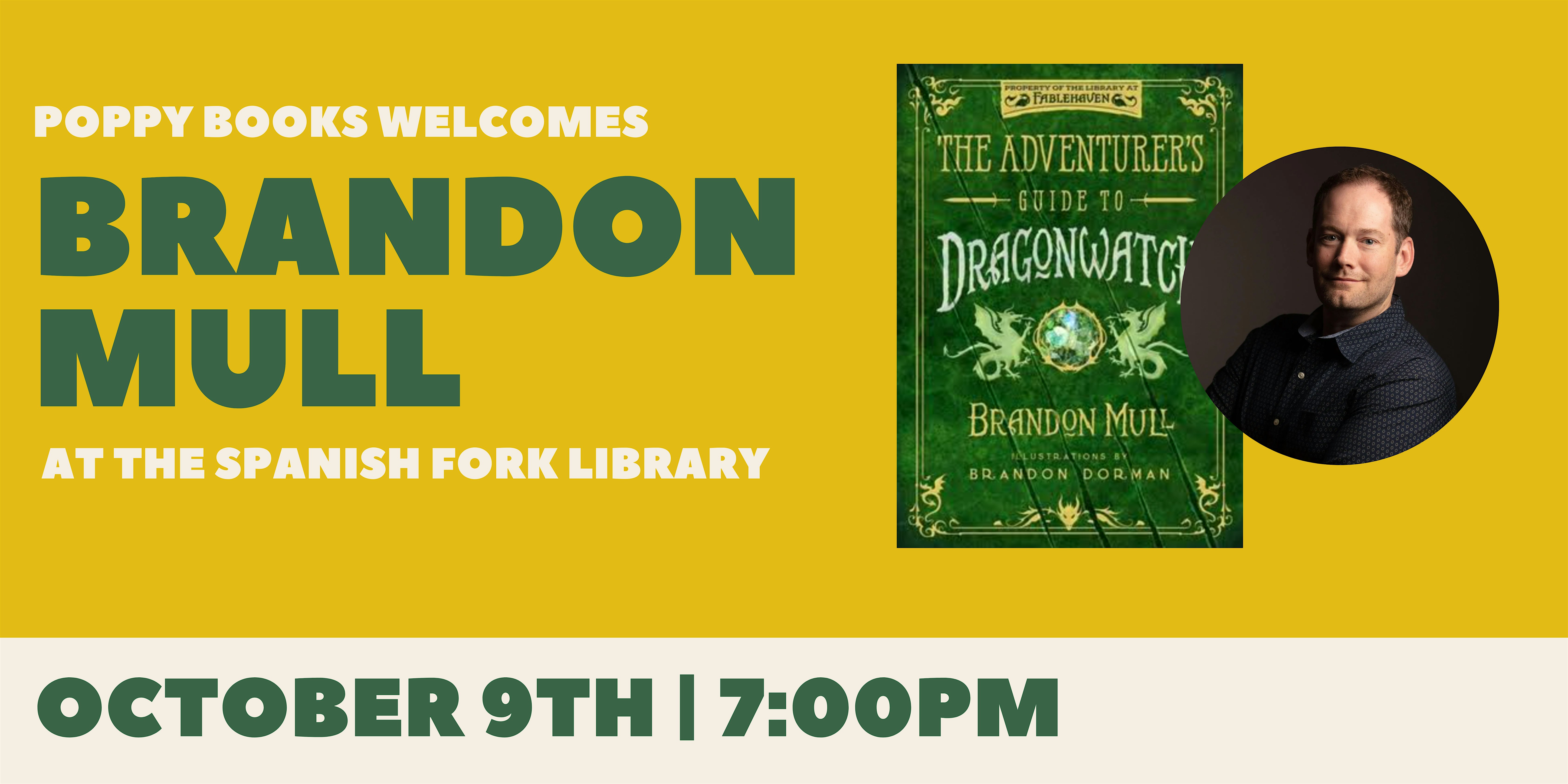 Author Event: BRANDON MULL – Spanish Fork, UT