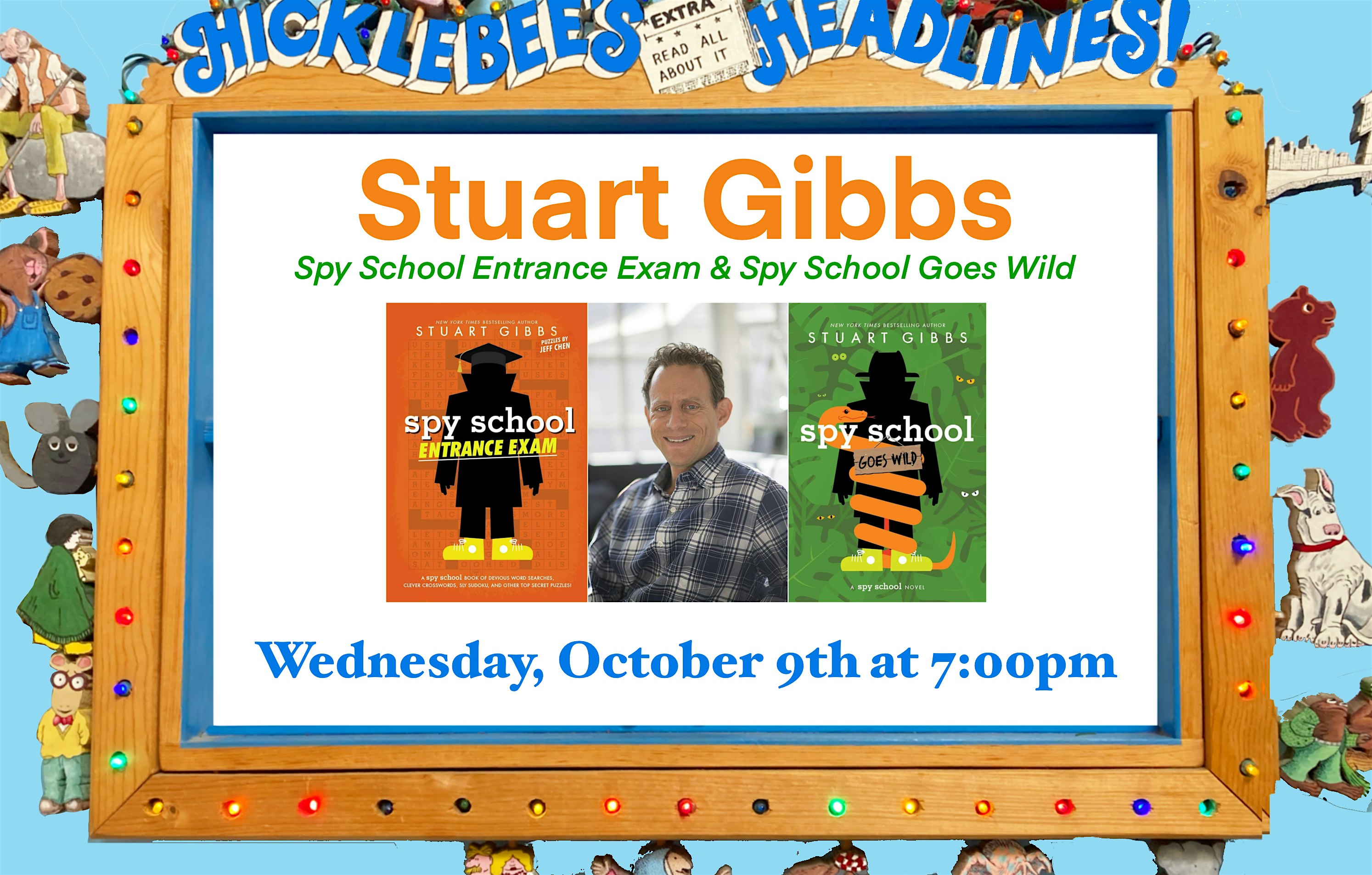 Stuart Gibbs at Hicklebee’s! – San Jose, CA