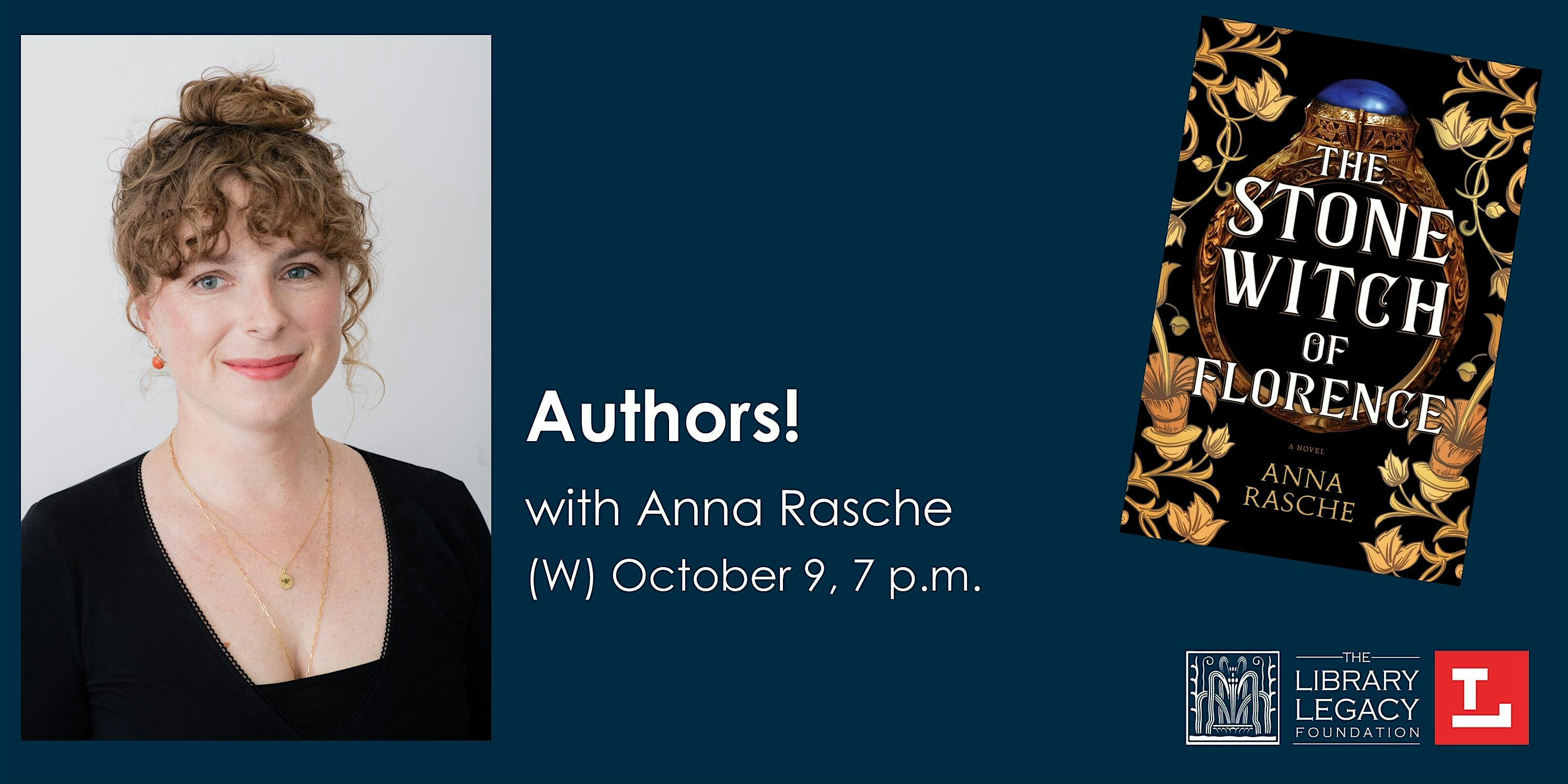 Authors! with Anna Rasche – Toledo, OH