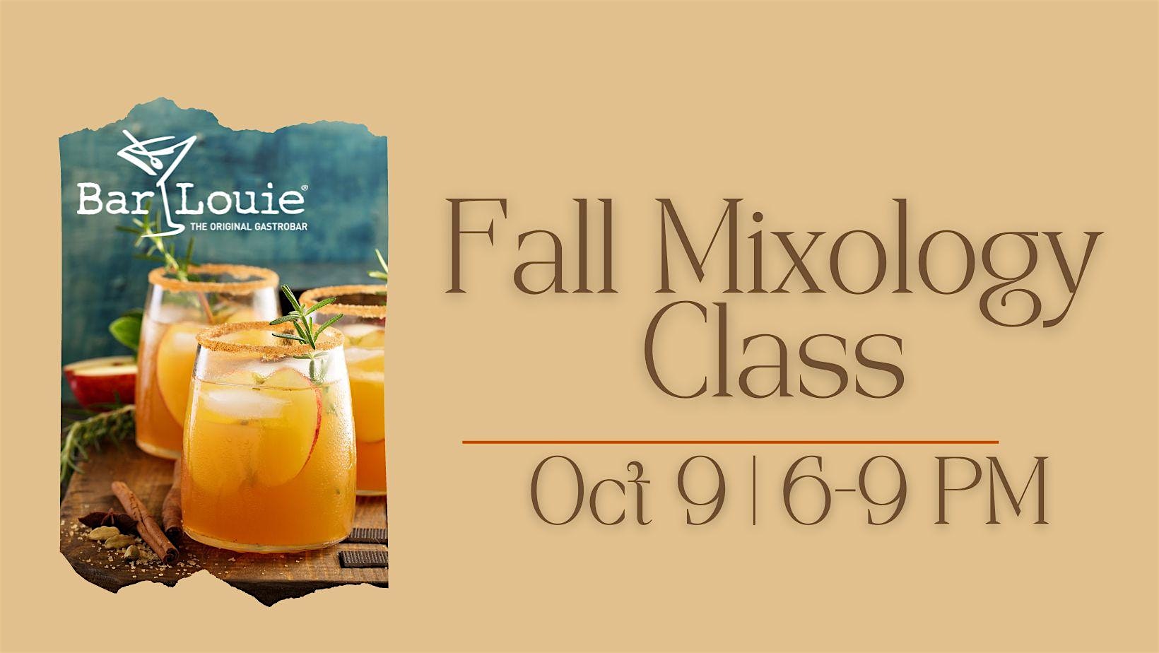 Fall Mixology Class – Granger, IN