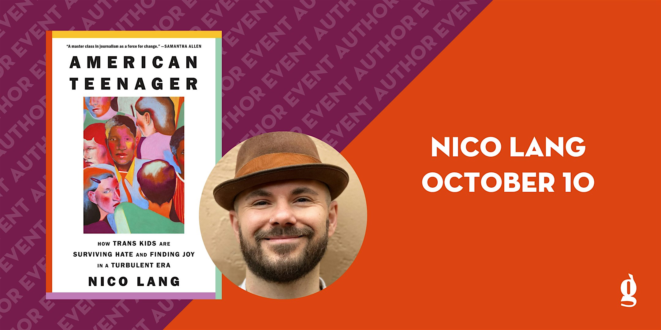 Book Event: Nico Lang with J. Bryan Lowder – Brooklyn, NY