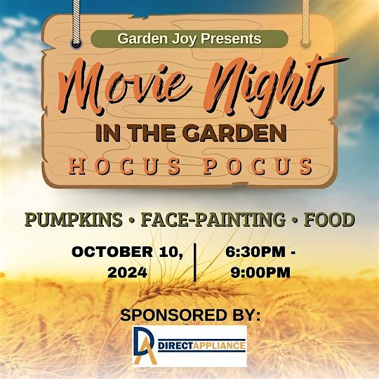 Movie Night in the Garden – Ripon, CA