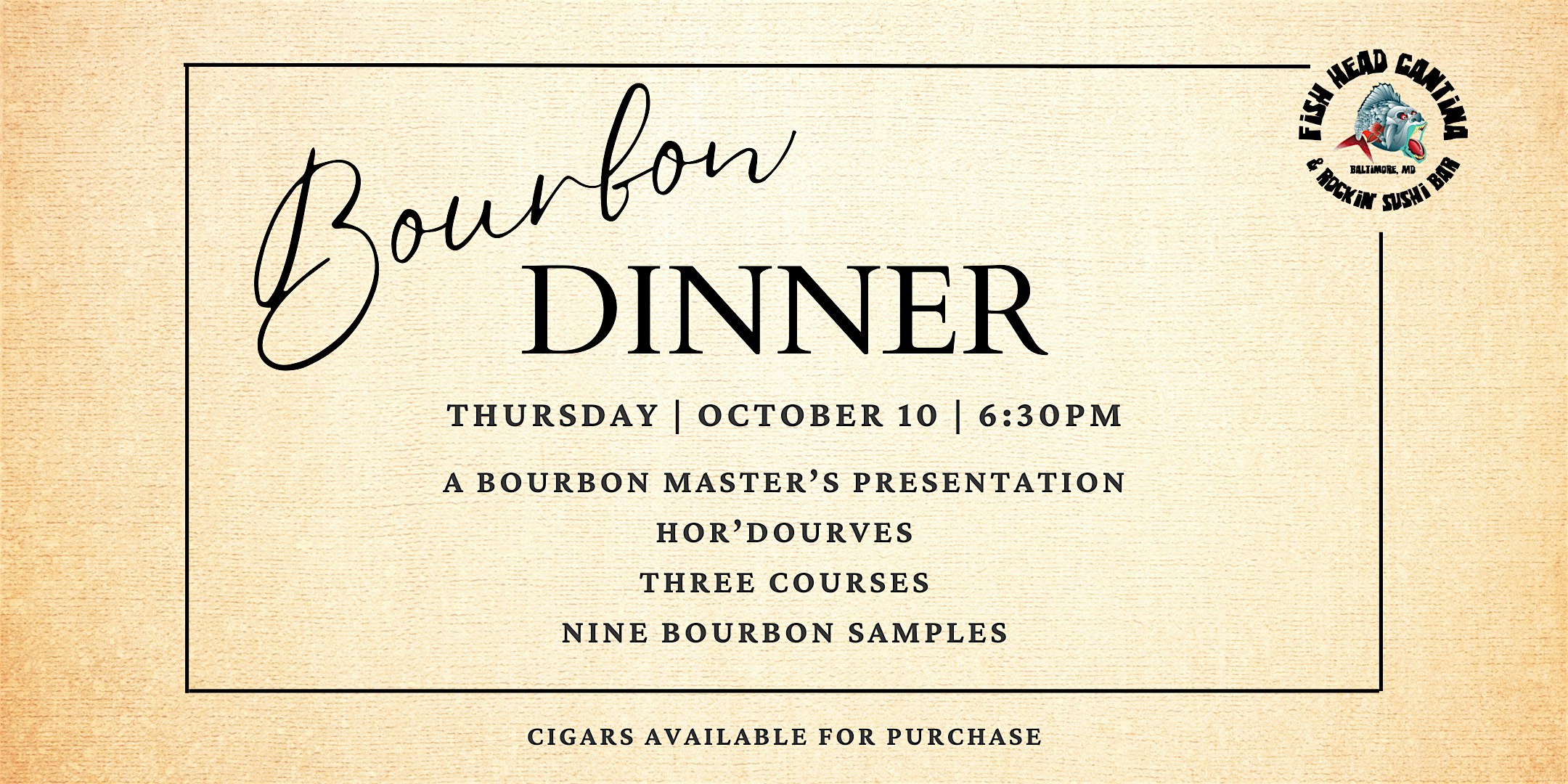 Bourbon Dinner – Halethorpe, MD