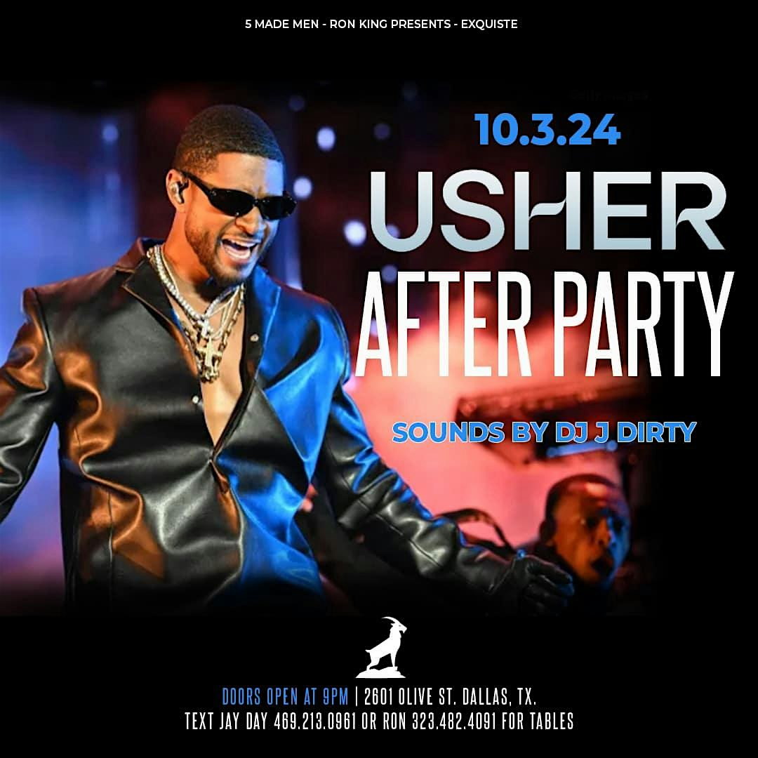 G.O.A.T. THURSDAYS USHER CONCERT AFTER PARTY – Dallas, TX