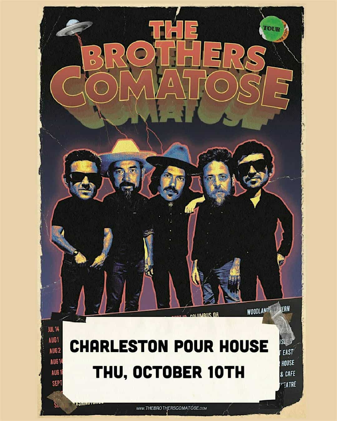 The Brothers Comatose w/ Pixie & The Partygrass Boys – Charleston Pour House, SC