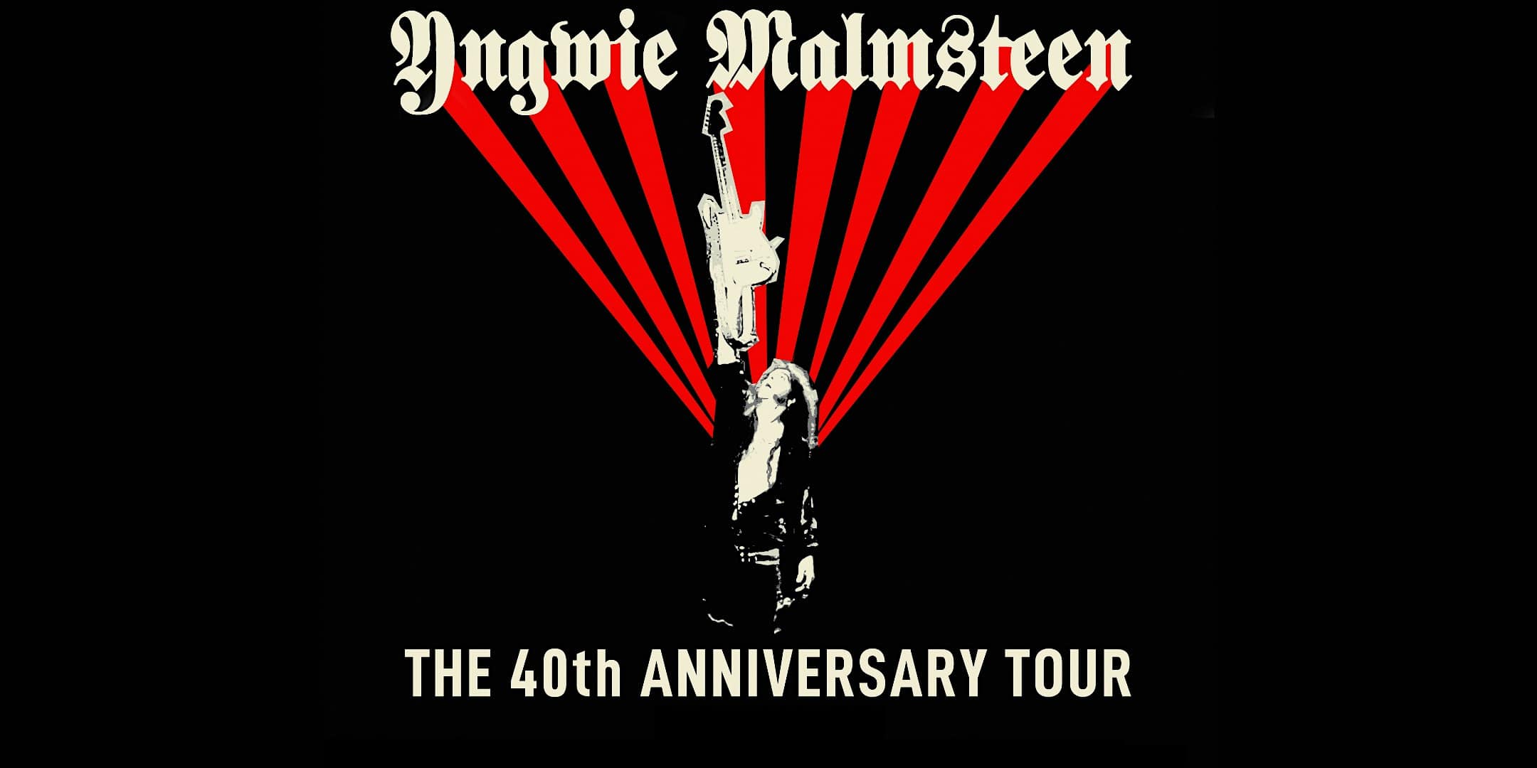 YNGWIE MALMSTEEN : THE 40th ANNIVERSARY TOUR – Woodstock, NY