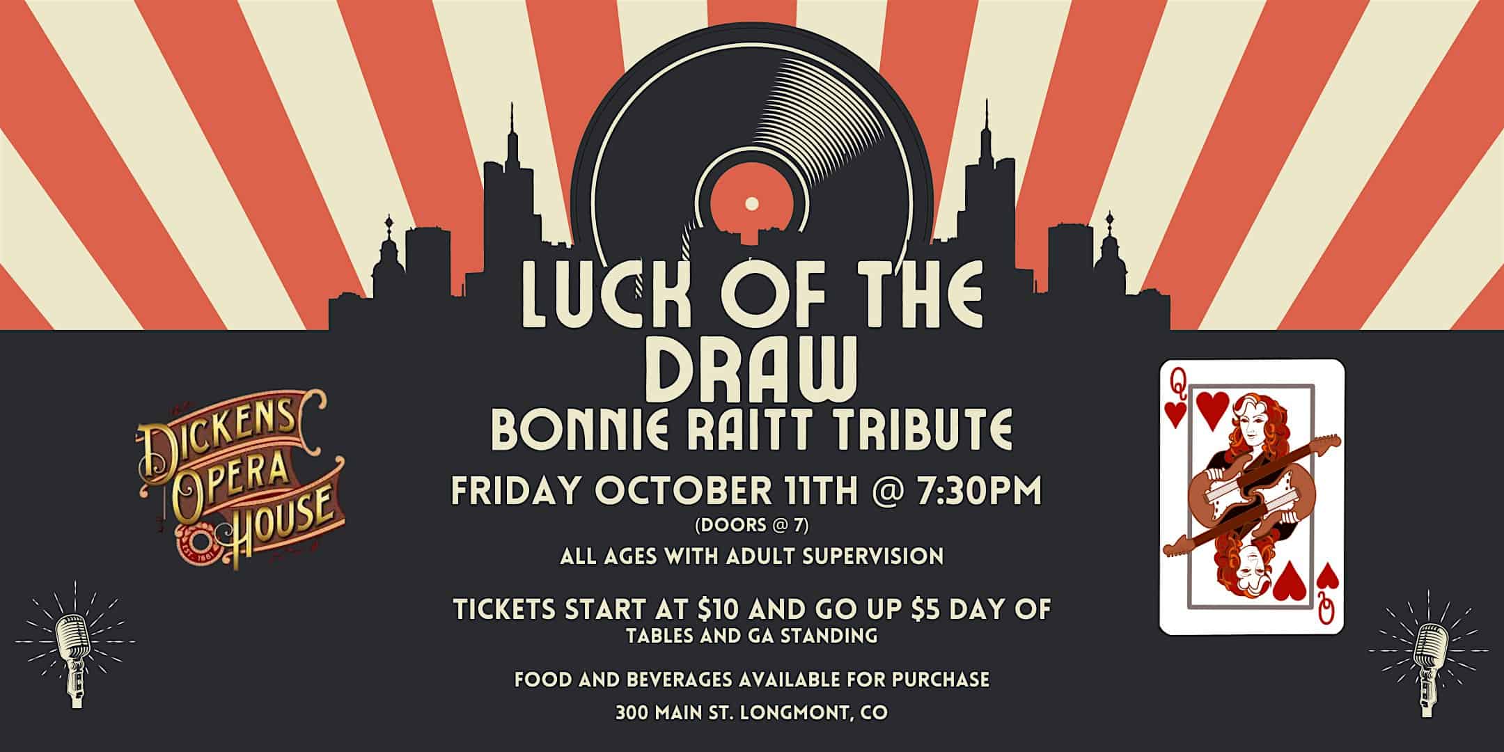 Luck of the Draw Concert! Bonnie Raitt Tribute. – Longmont, CO