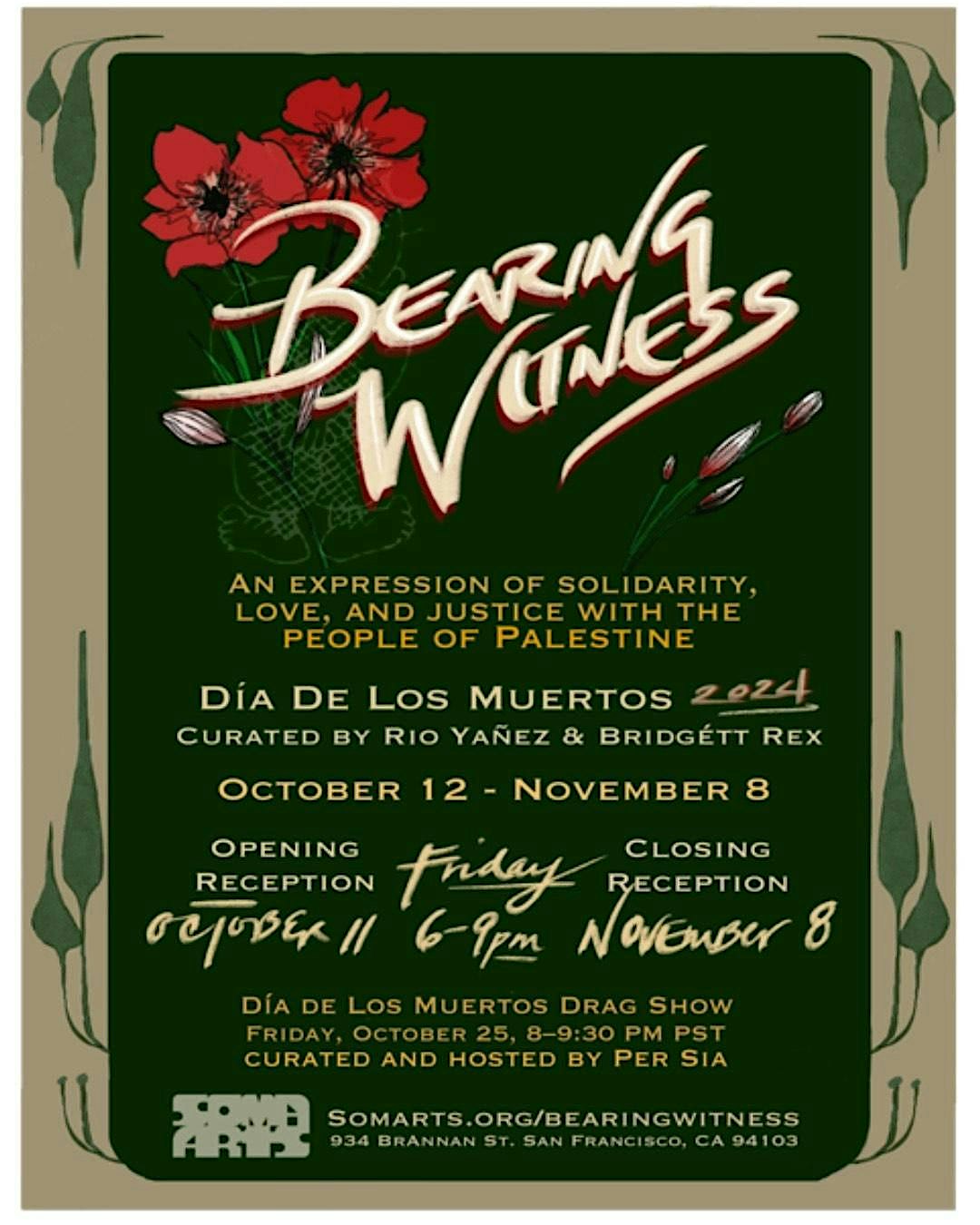 Día de los Muertos 2024: Bearing Witness Unveiling & Opening Reception – San Francisco, CA