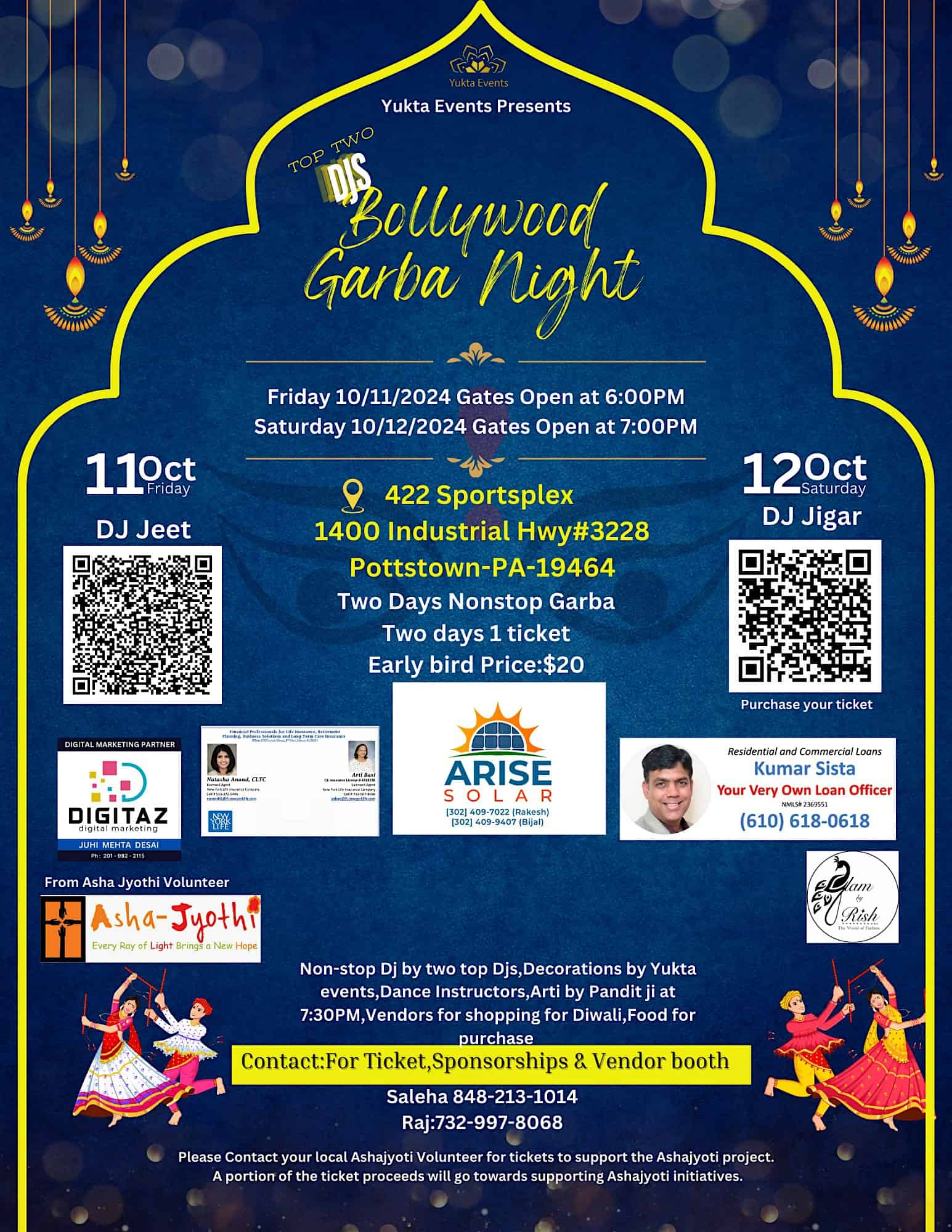 Garba-Bollywood Garba Night – Pottstown, PA