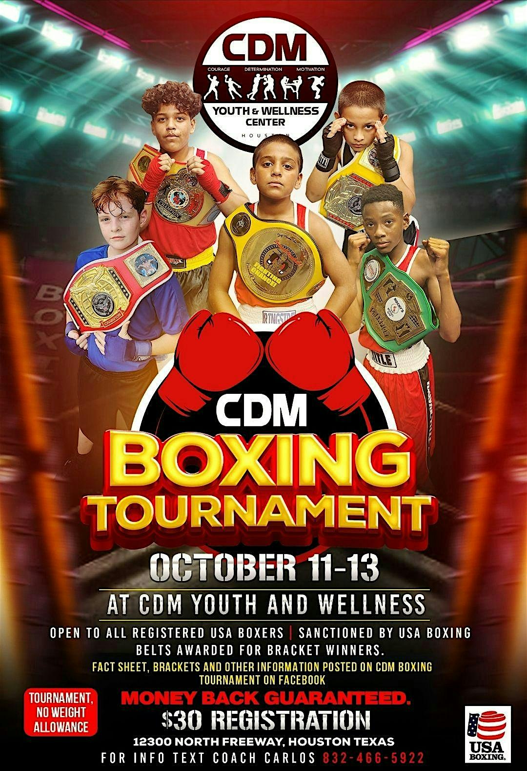 CDM Boxing Tournament – Houston, TX