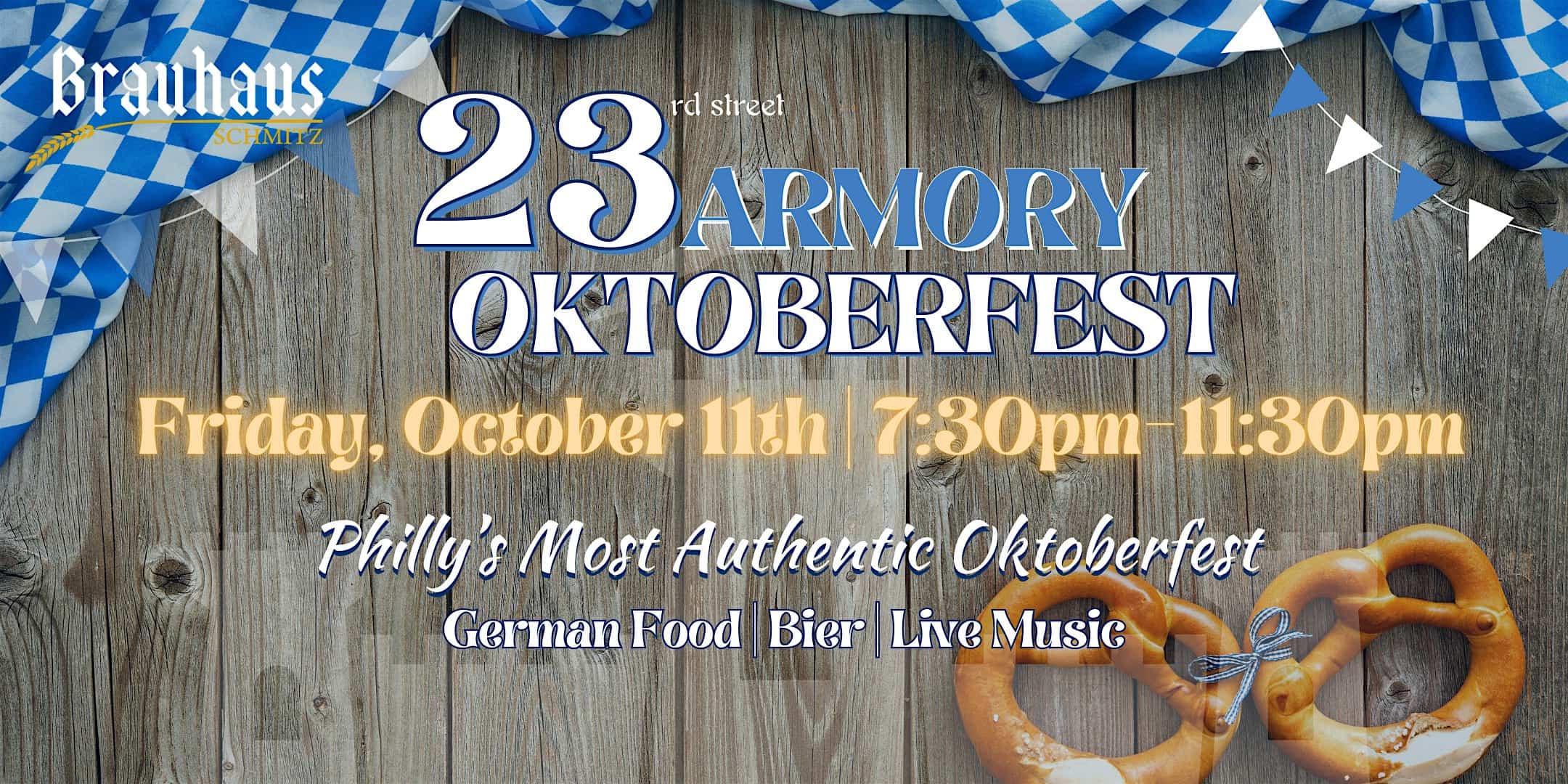 23rd Street Armory Oktoberfest – Philadelphia, PA