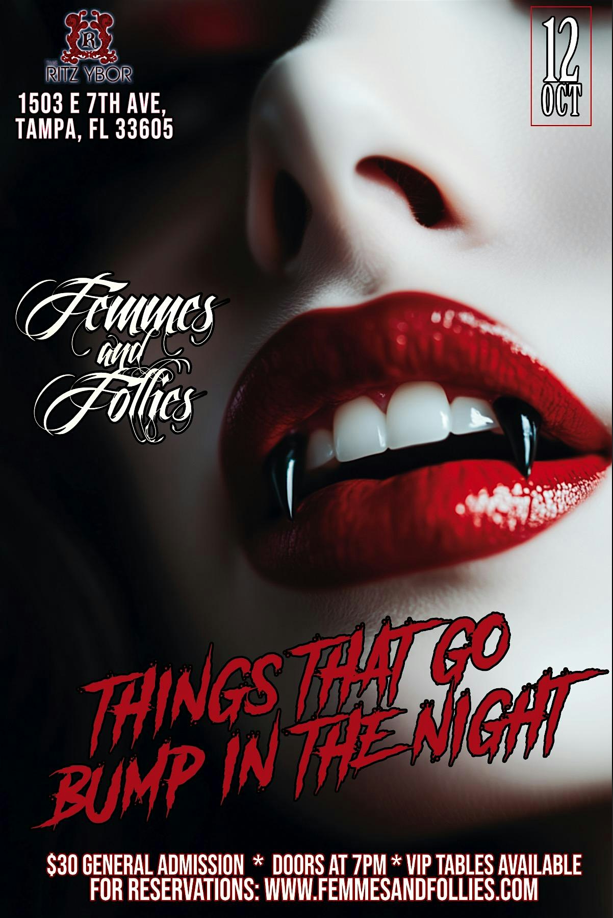 Femmes & Follies: Things that go Bump in the Night! – Tampa, FL