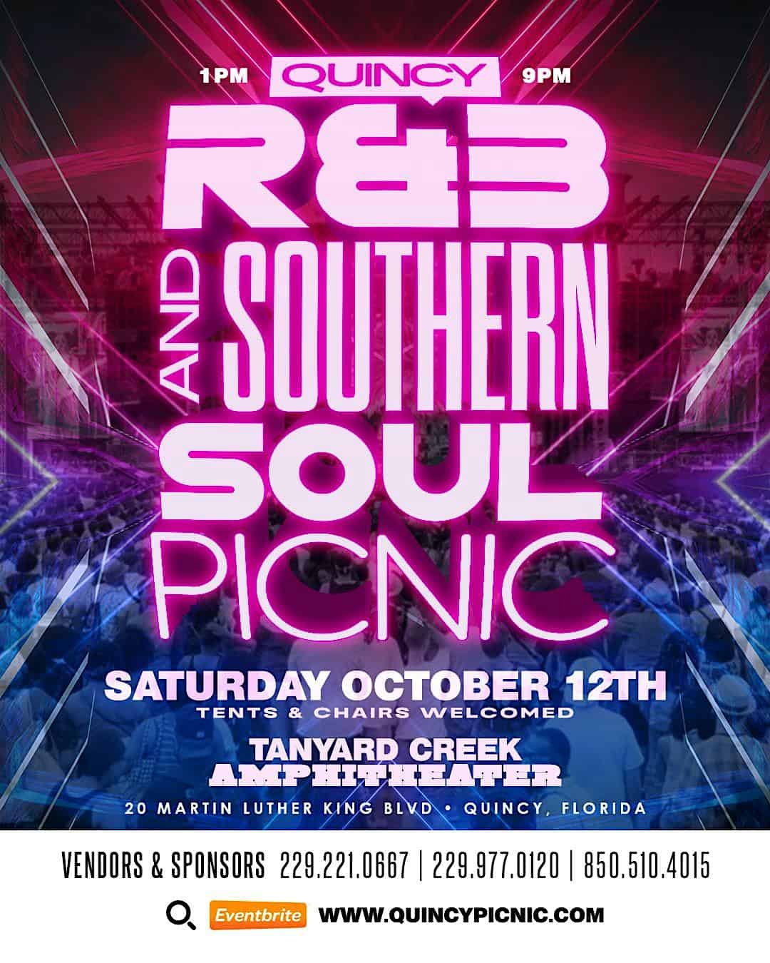 Quincy R&B + Southern Soul Picnic – Quincy, FL