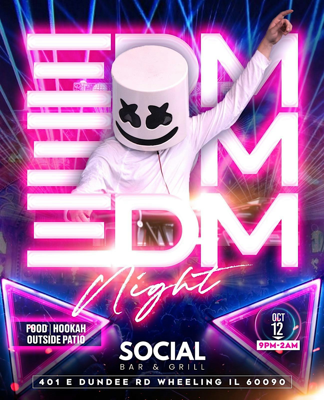 EDM Night at Social Bar & Grill – Wheeling, IL