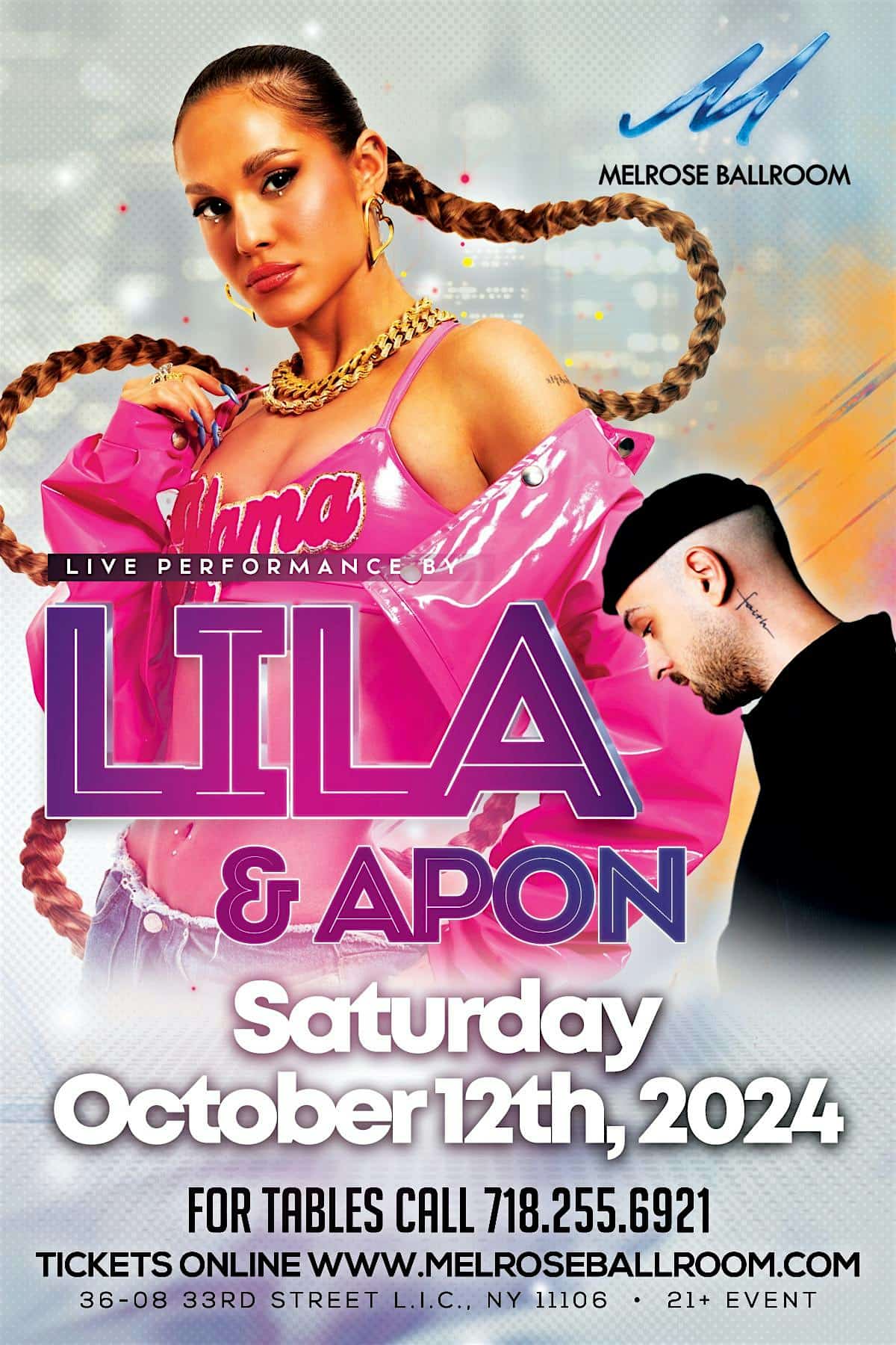 LILA Live with Special Guest Apon- Greek Night – Astoria, NY