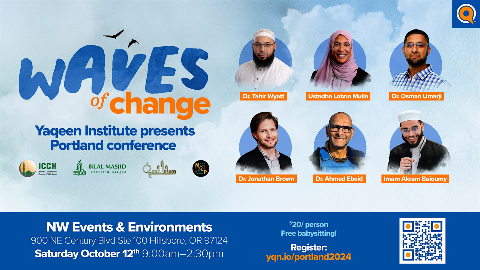 Waves of Change: Yaqeen Portland Conference – Hillsboro, OR