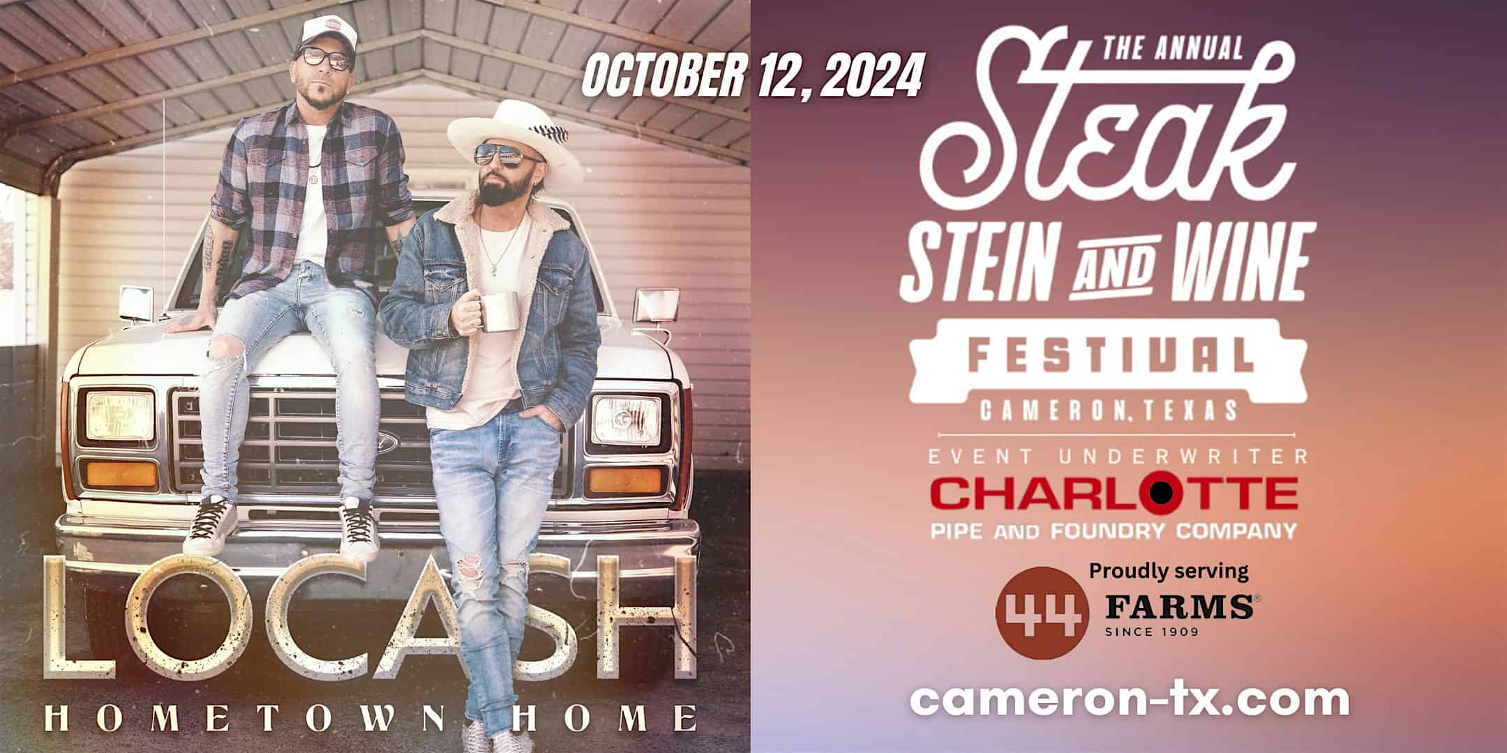 Steak, Stein, & Wine Festival 2024 – Cameron, TX