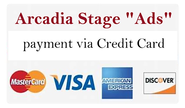 Credit Card Ad Payment (Treasure Island) – Deadline 10/11 – Arcadia, CA