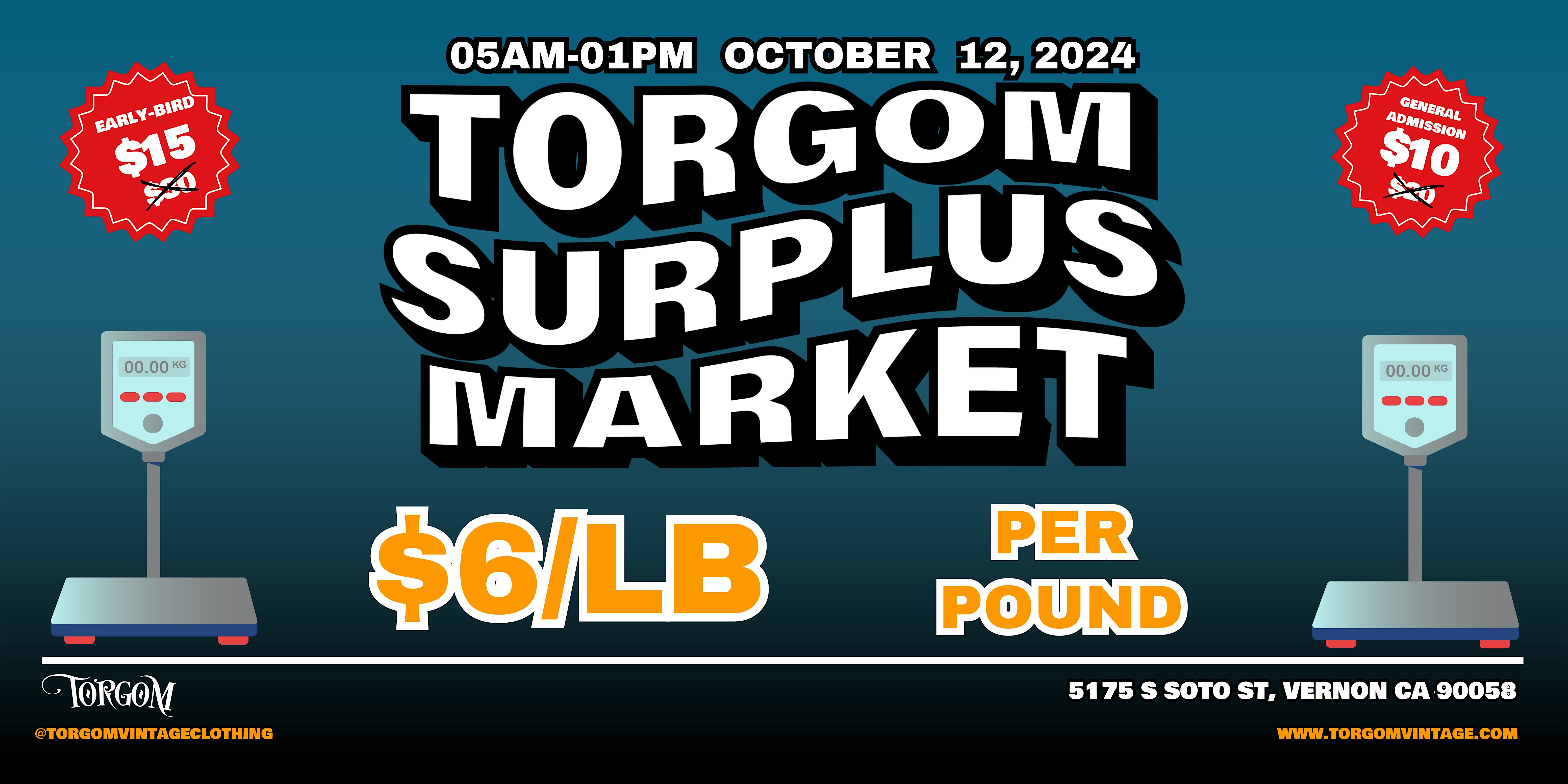 Torgom Surplus Market – October – Vernon, CA