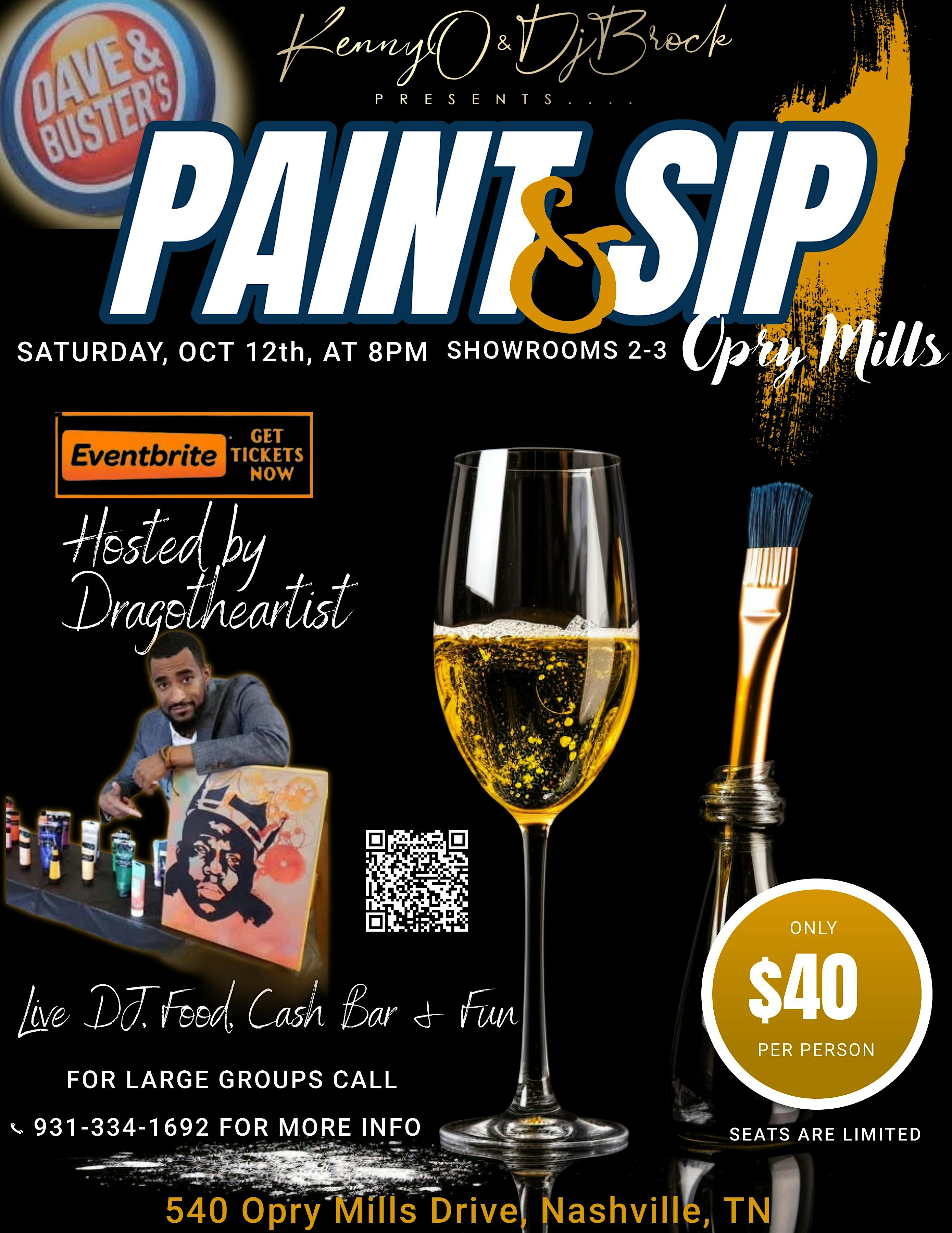 Paint & Sip Nashville – Nashville, TN