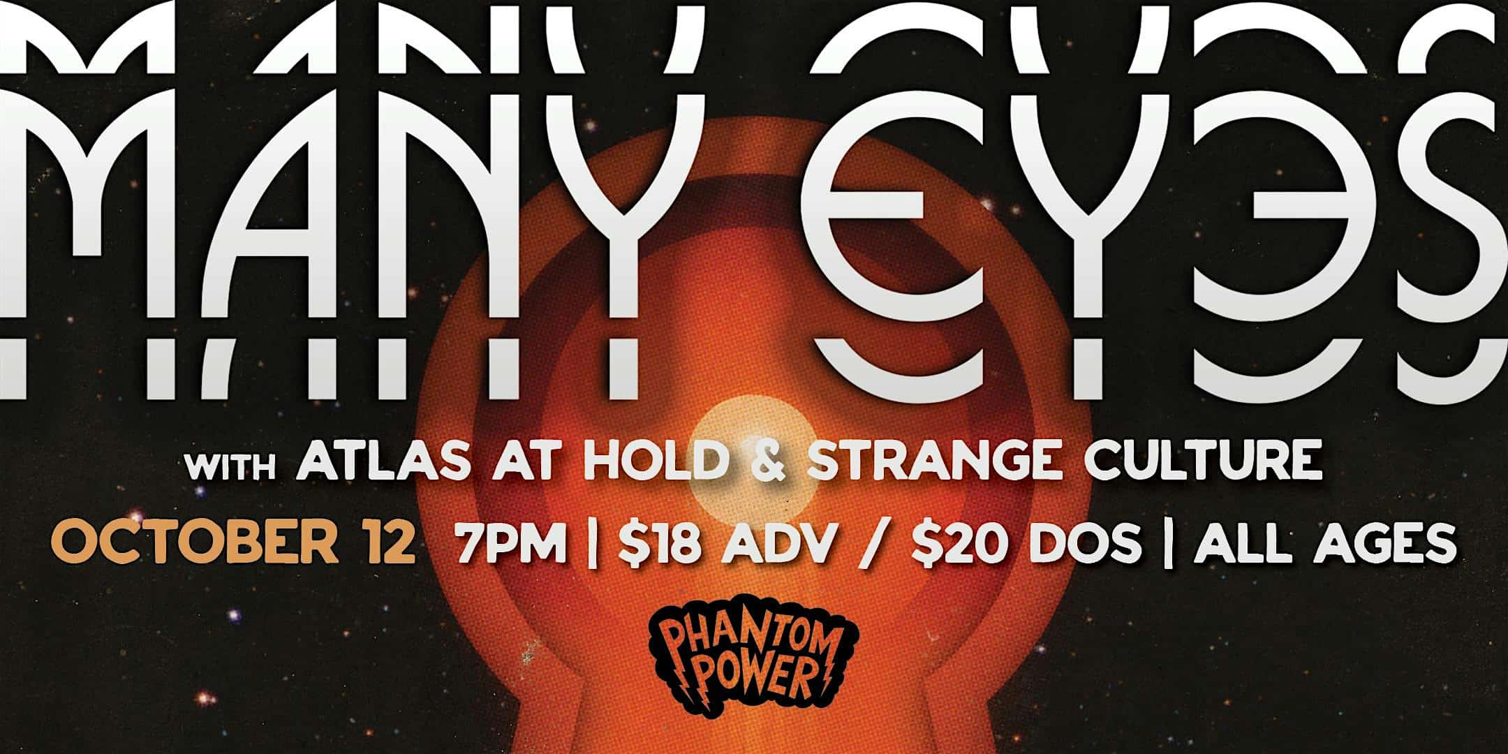 Many Eyes w/ Atlas at Hold & Strange Culture – Millersville, PA