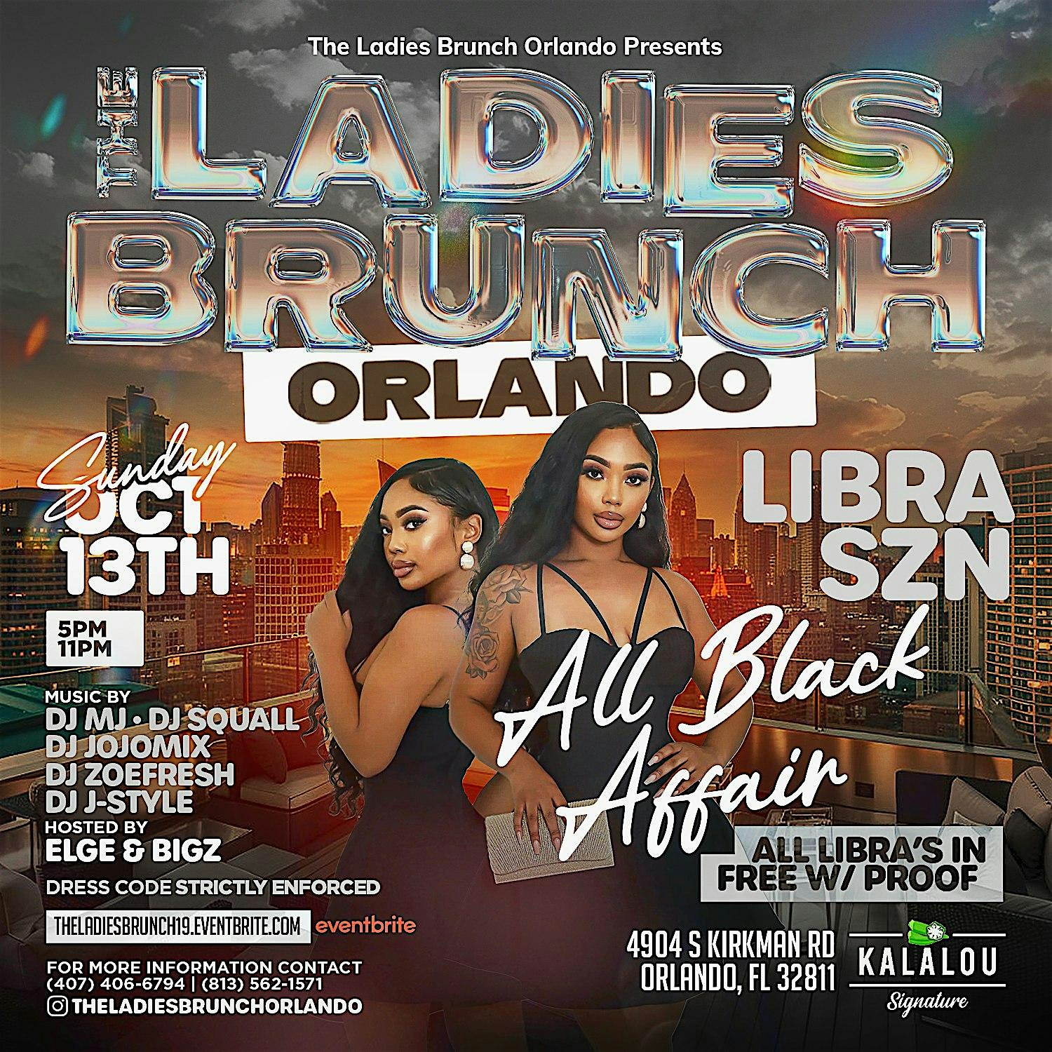 THE LADIES BRUNCH LIBRA SZN – Orlando, FL