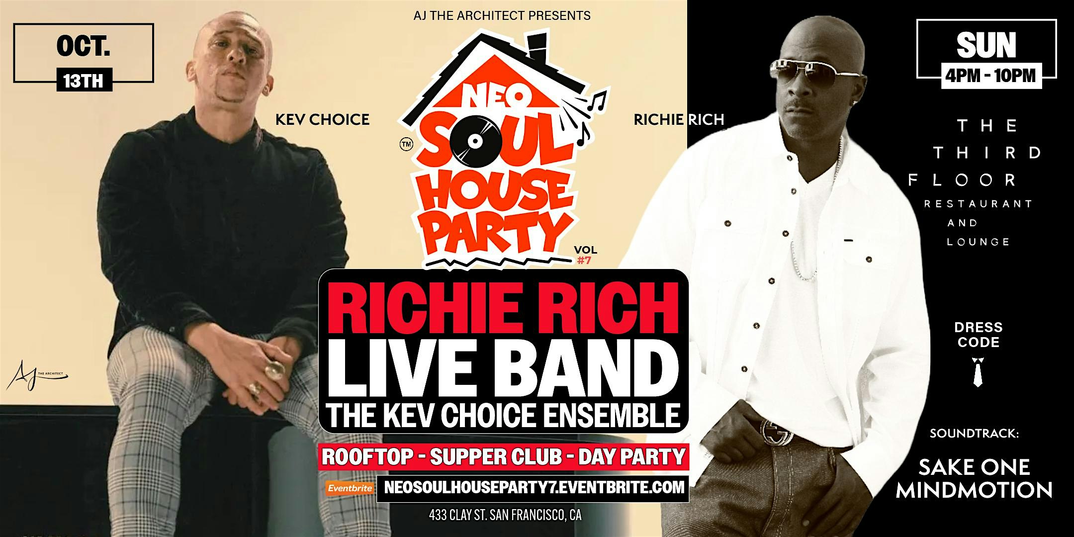 RICHIE RICH w/ LIVE BAND – THE KEV CHOICE ENSEMBLE – San Francisco, CA