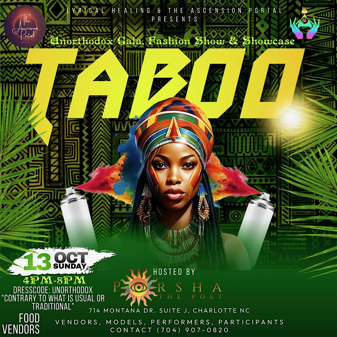 TABOO- Unorthodox Gala, Fashion Show & Showcase – Charlotte, NC