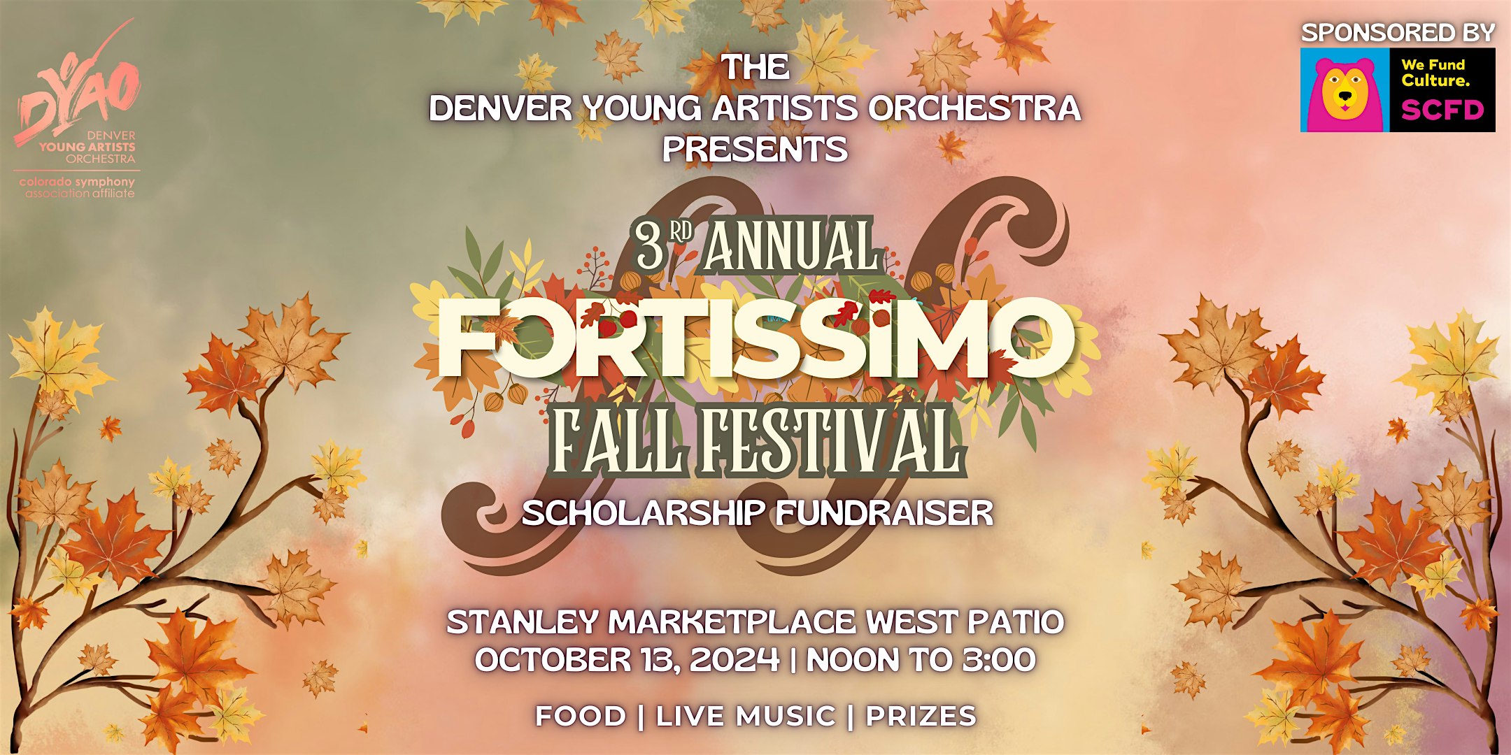 DYAO Presents: 3rd Annual Fortissimo: Fall Festival – Aurora, CO